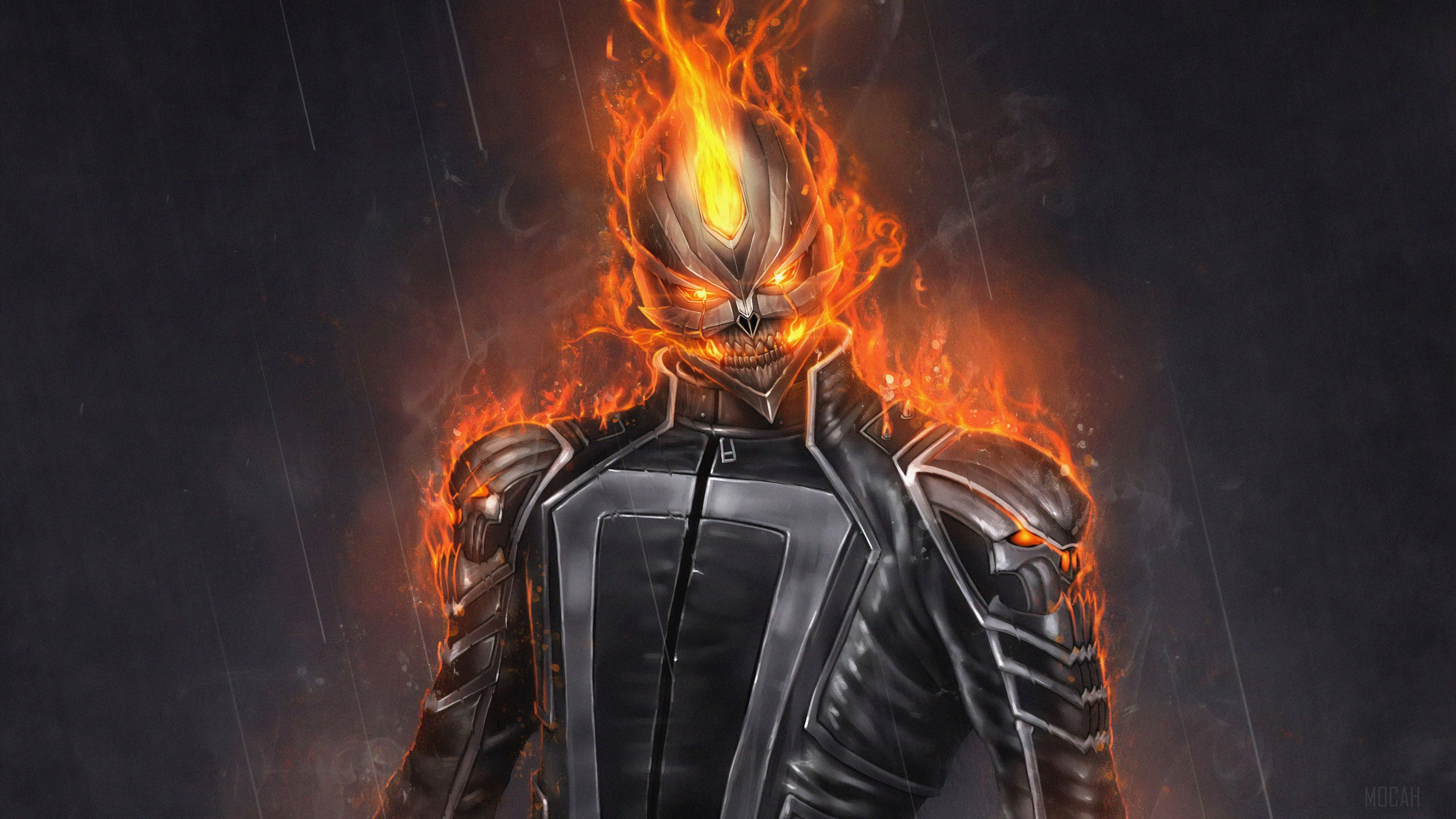Ghost Rider 4K Artwork HD Wallpaper