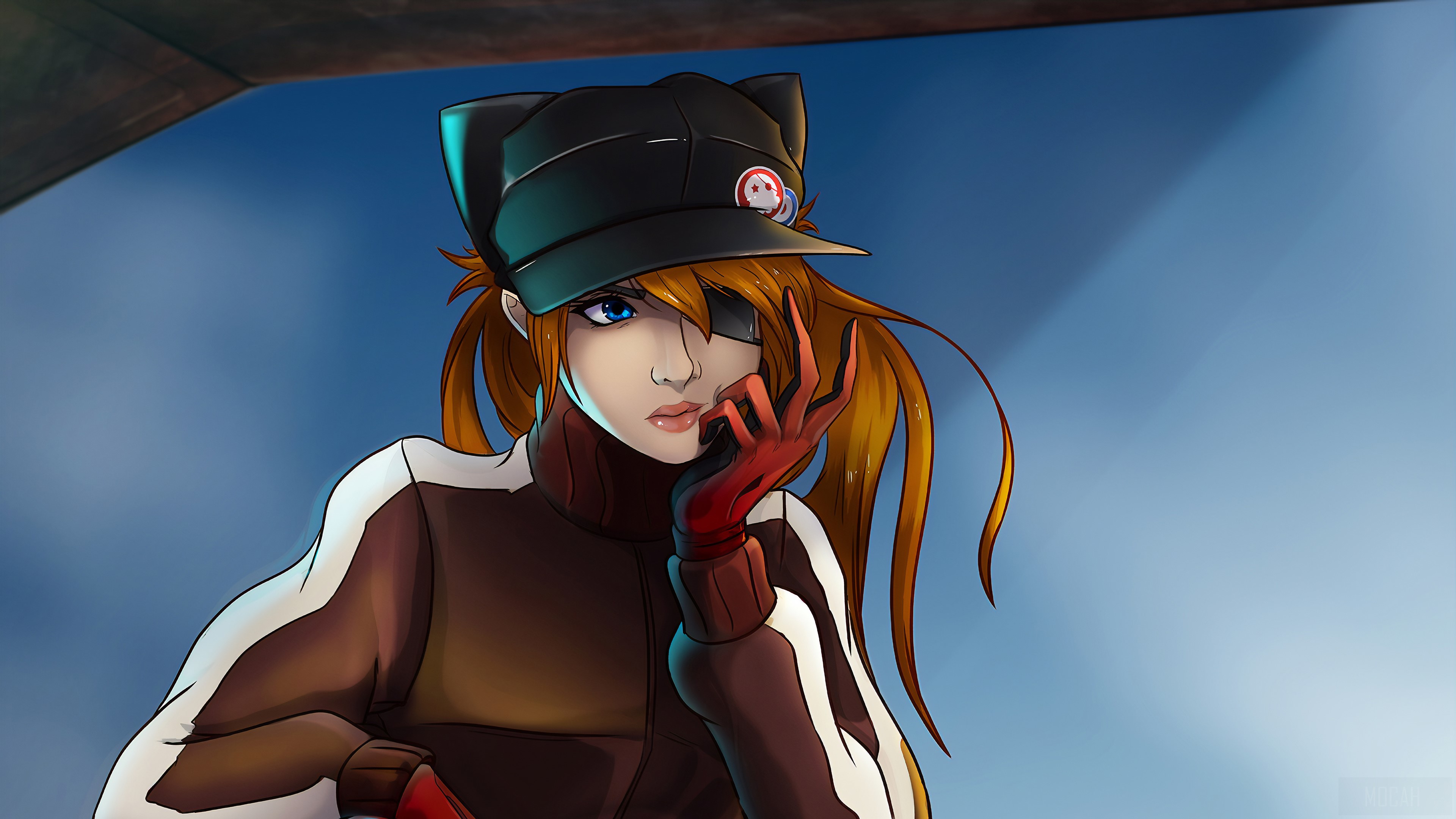 Asuka from Neon Genesis Evangelion 4K HD Wallpaper