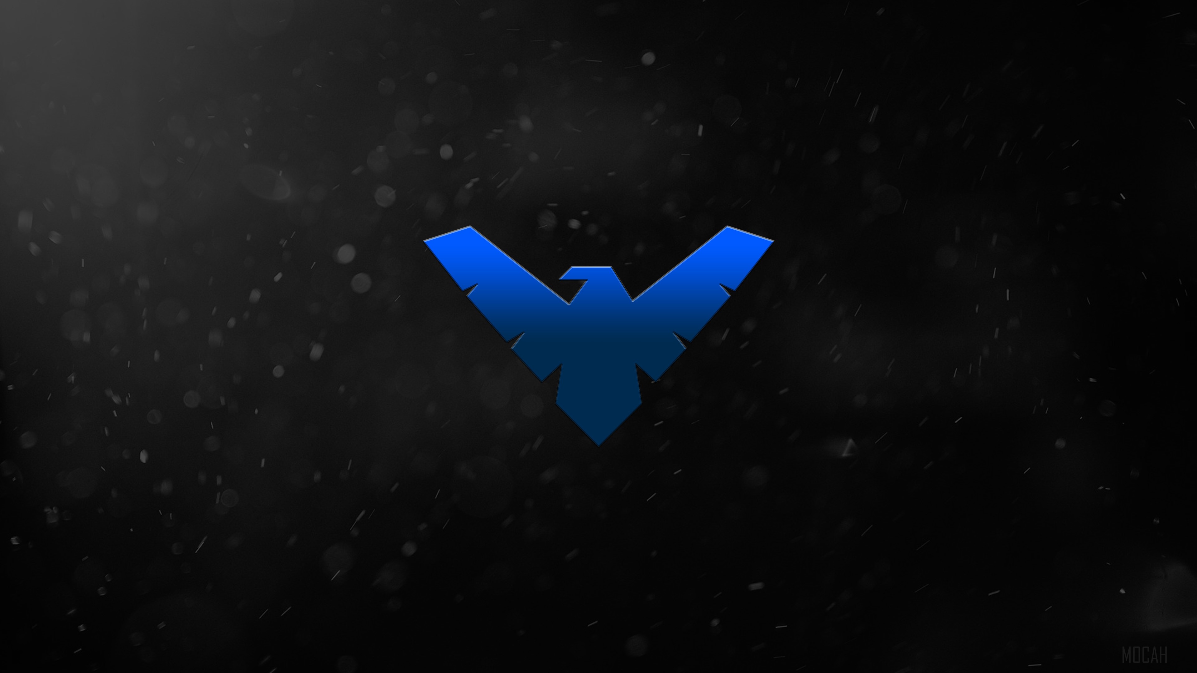 Nightwing Logo 4K HD Wallpaper