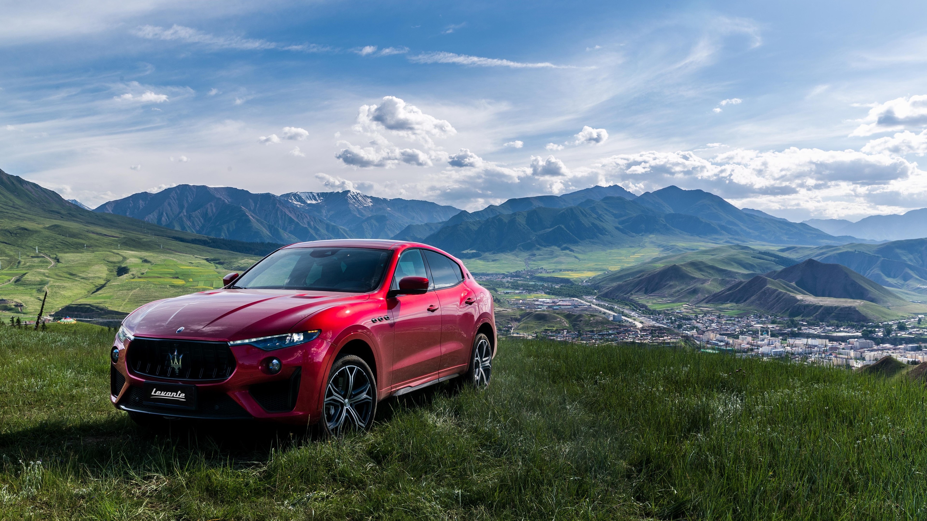 Red Maserati Levante Trofeo Launch Edition 2019 4K HD Wallpaper