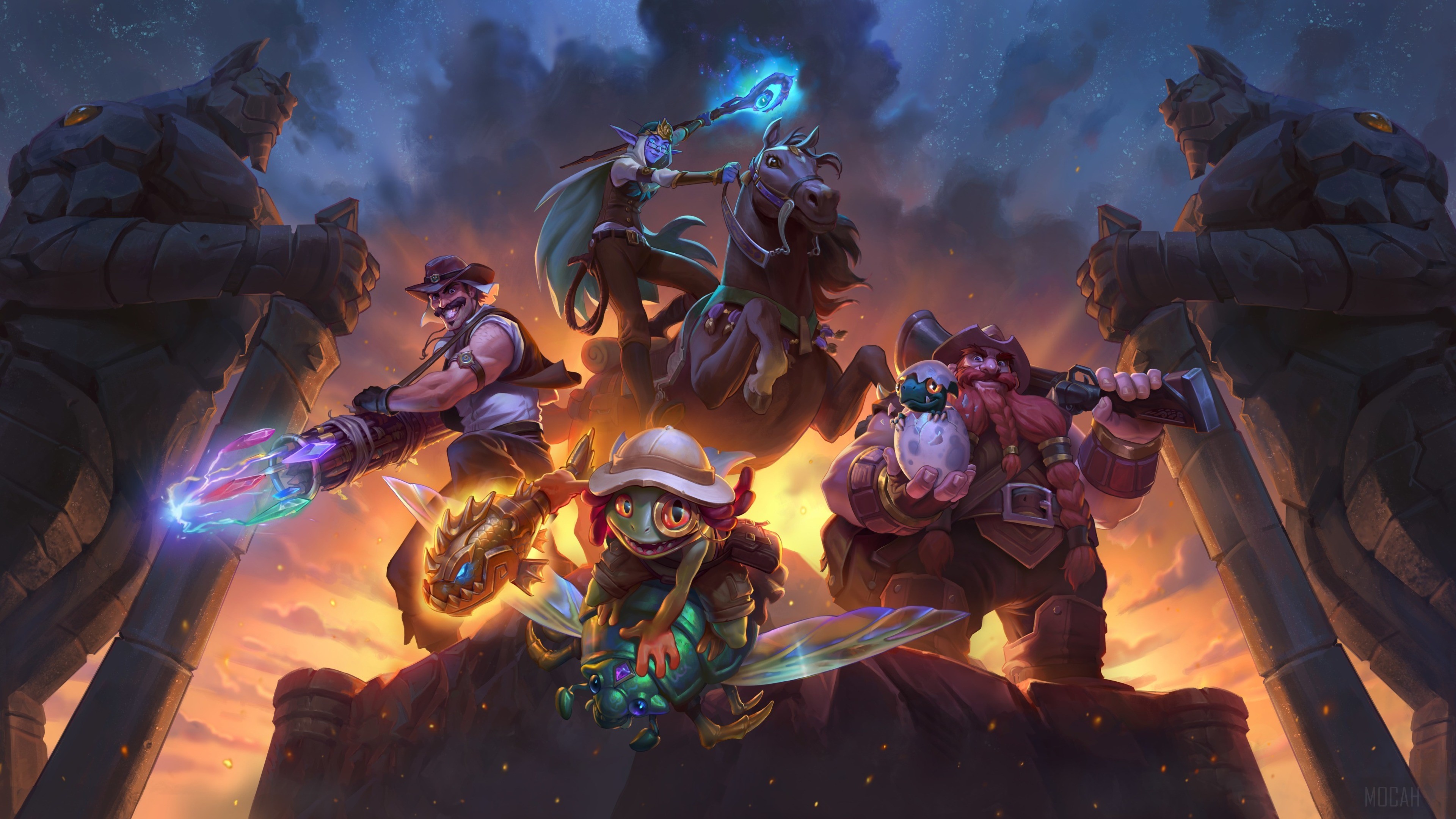 Hearthstone Saviors of Uldum 4K HD Wallpaper