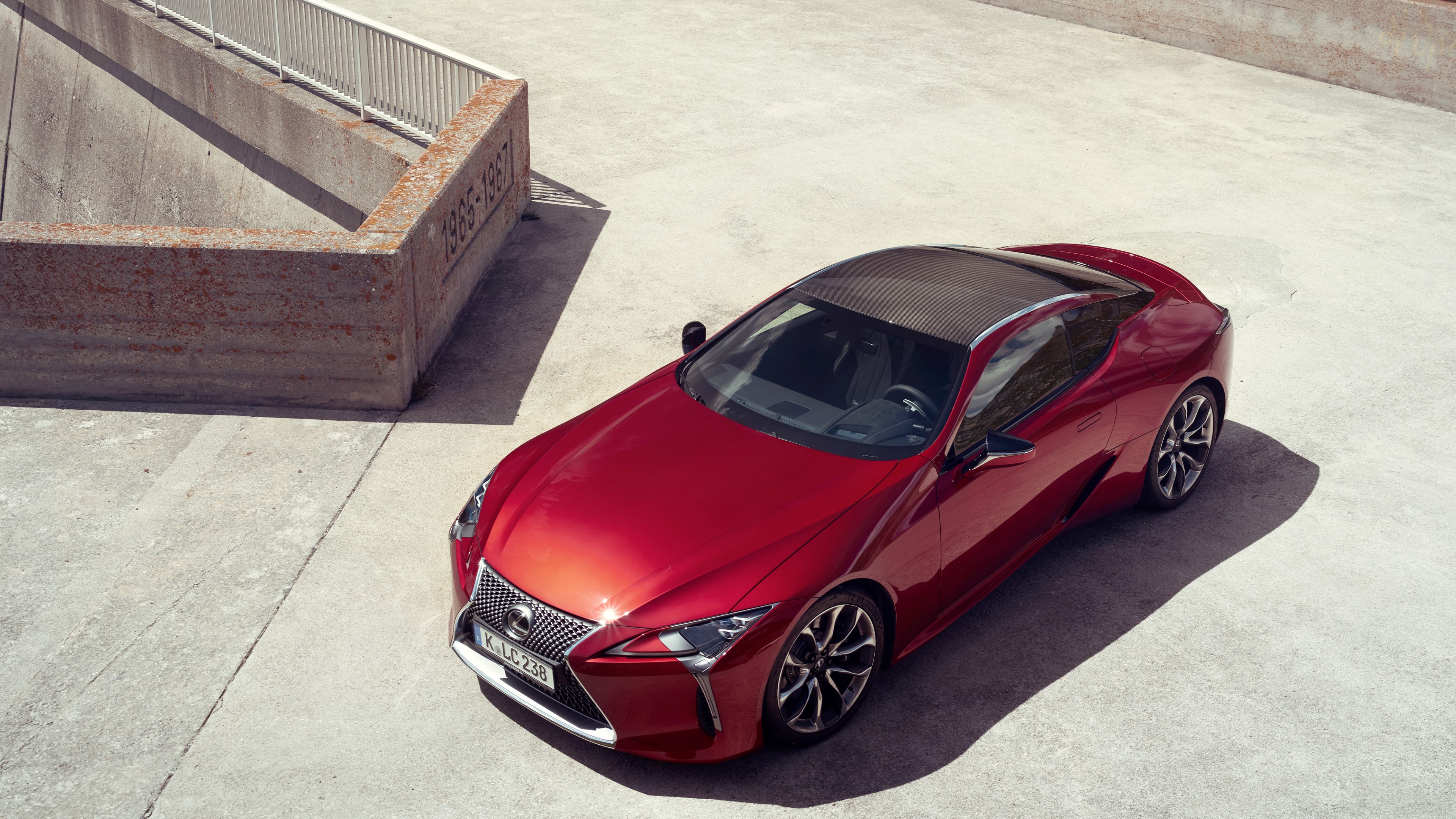 Red Lexus LC 500 2019 4K HD Wallpaper