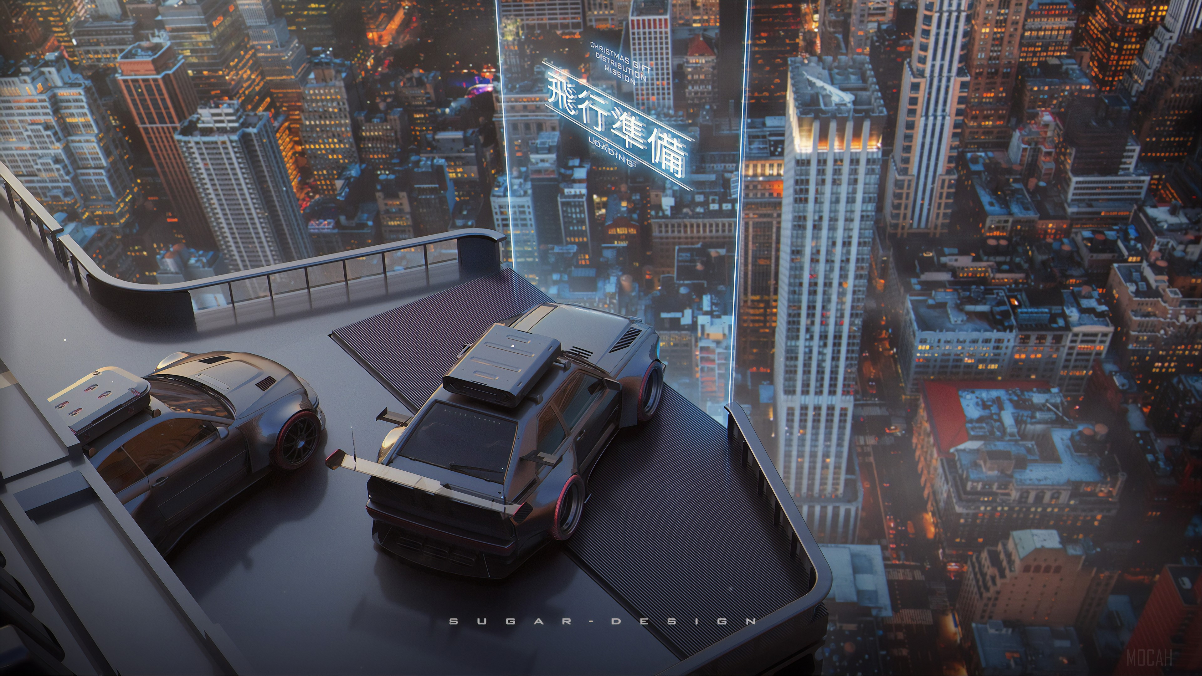 Scifi Cars HD Wallpaper