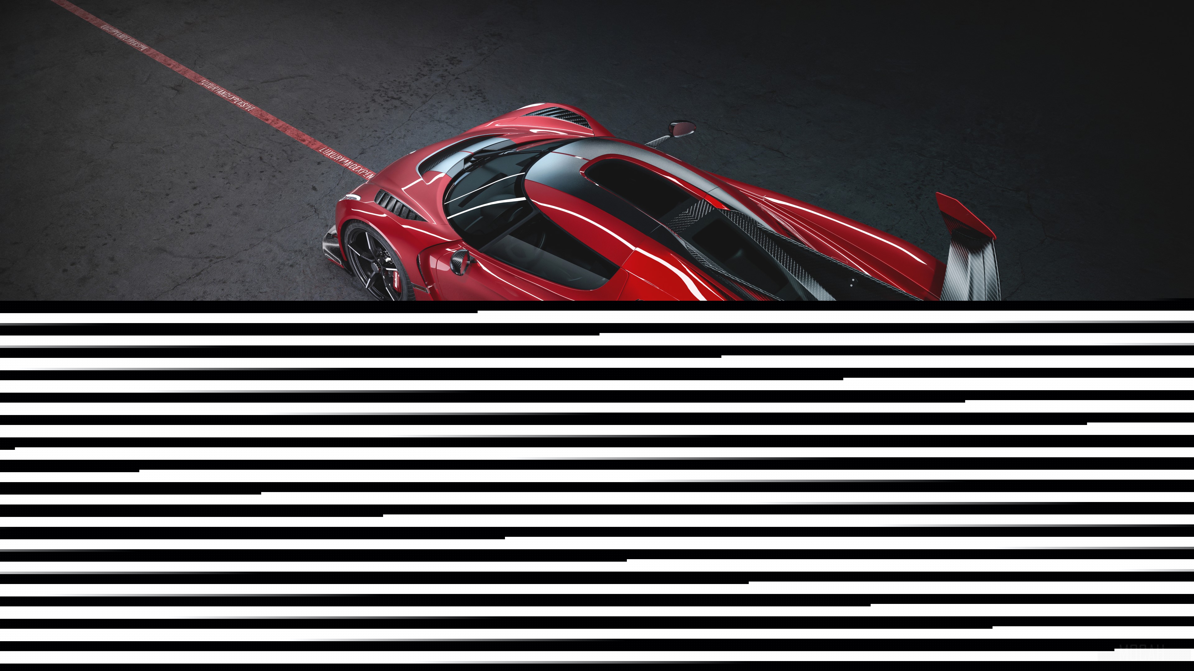 2020 Koenigsegg Jesko Cherry Red Edition 4K HD Wallpaper