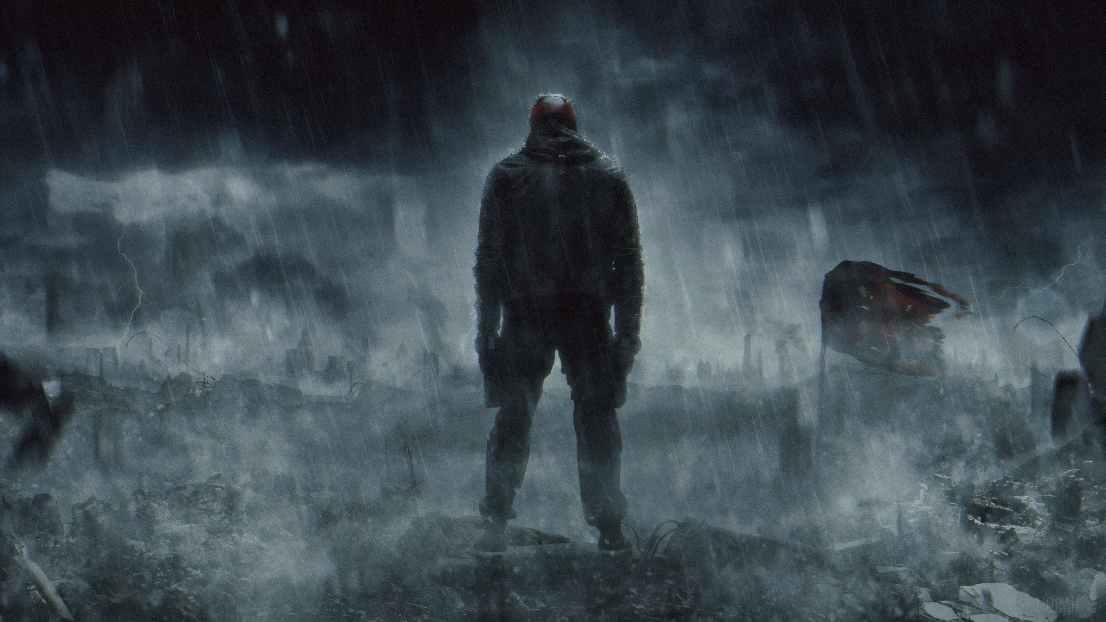 Red Hood from The Fallen 4K HD Wallpaper