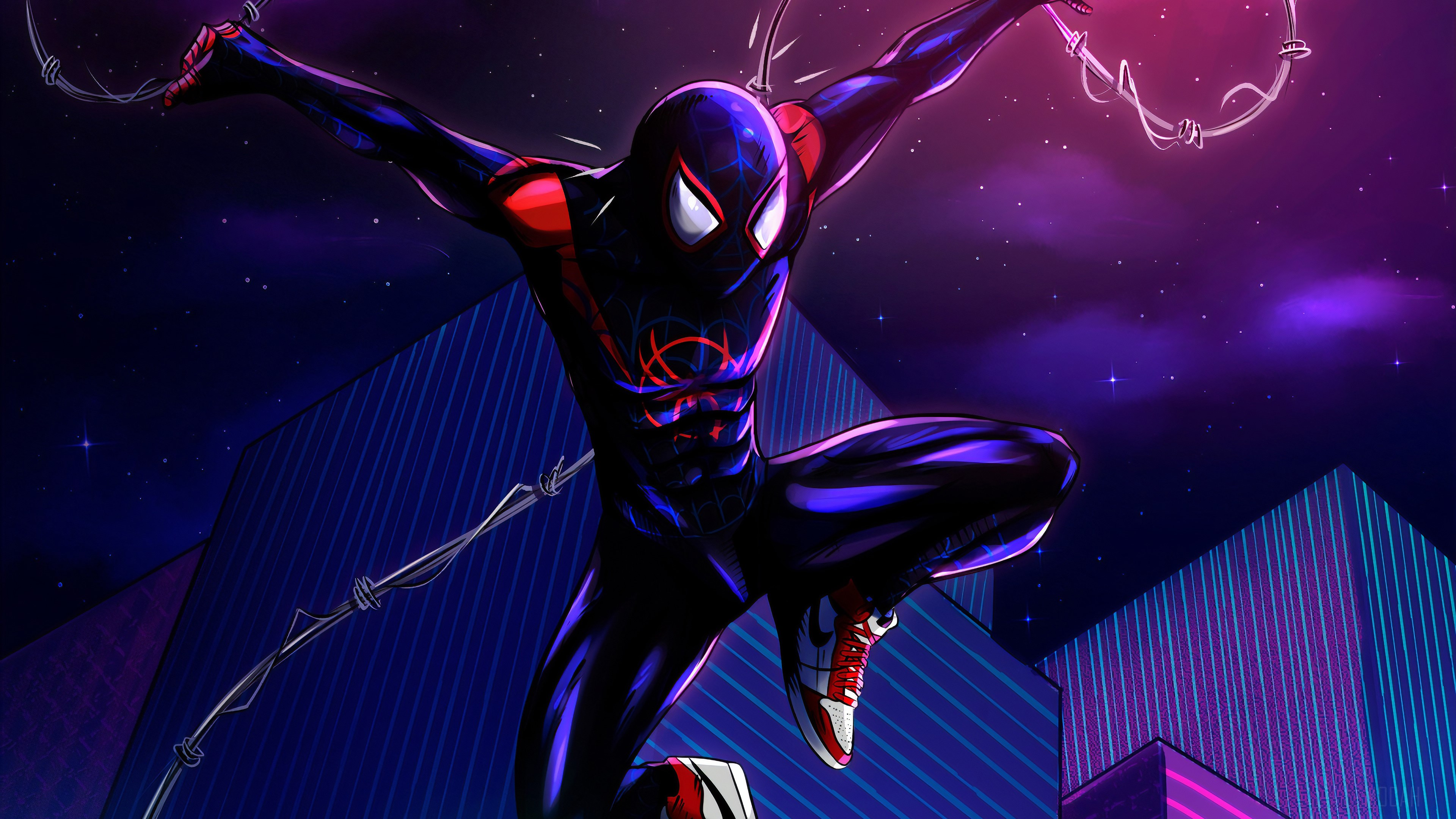 Miles Morales from Spider-Man 4K HD Wallpaper