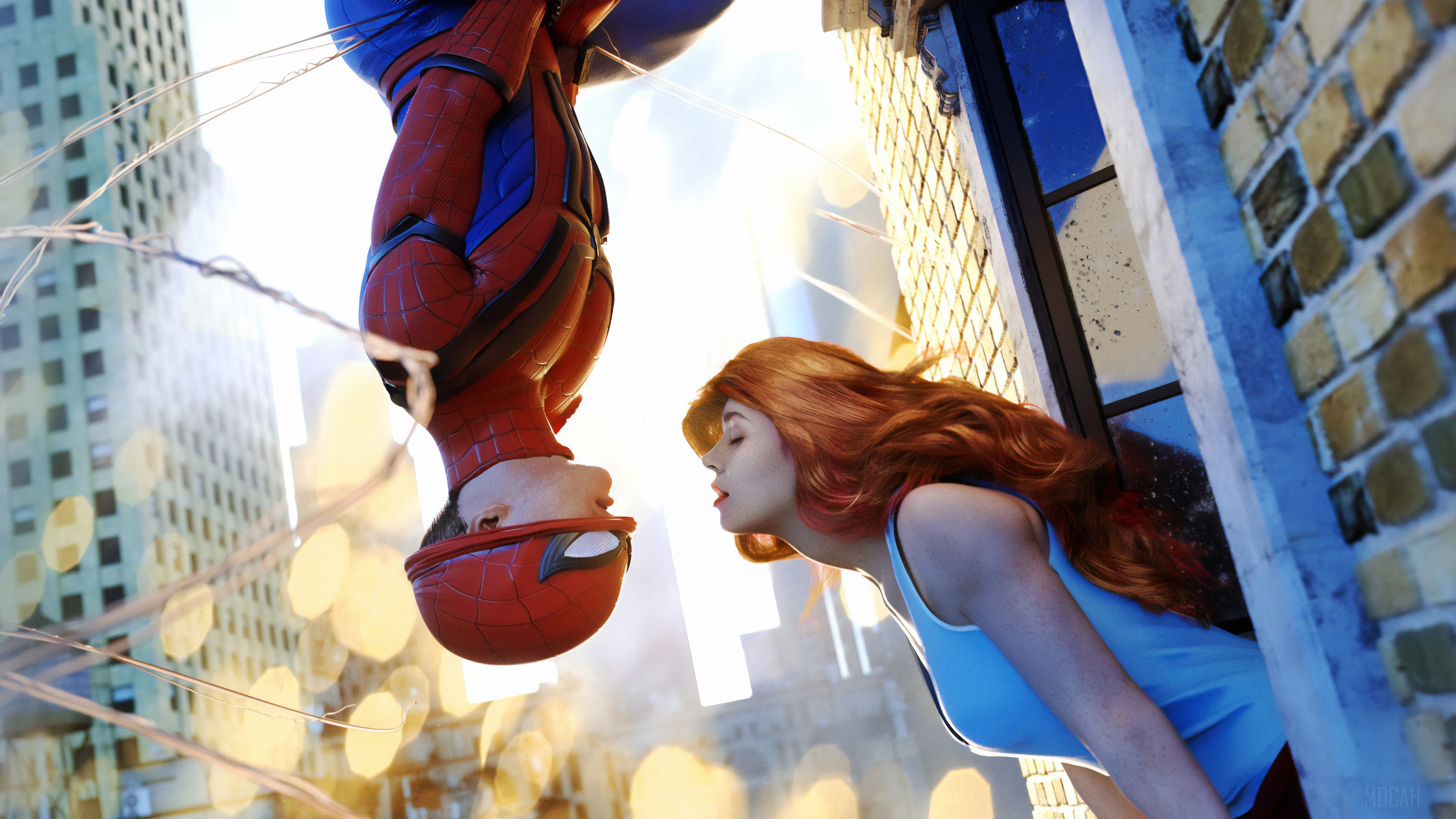 Spider-Man and Mary Jane Watson 4K HD Wallpaper