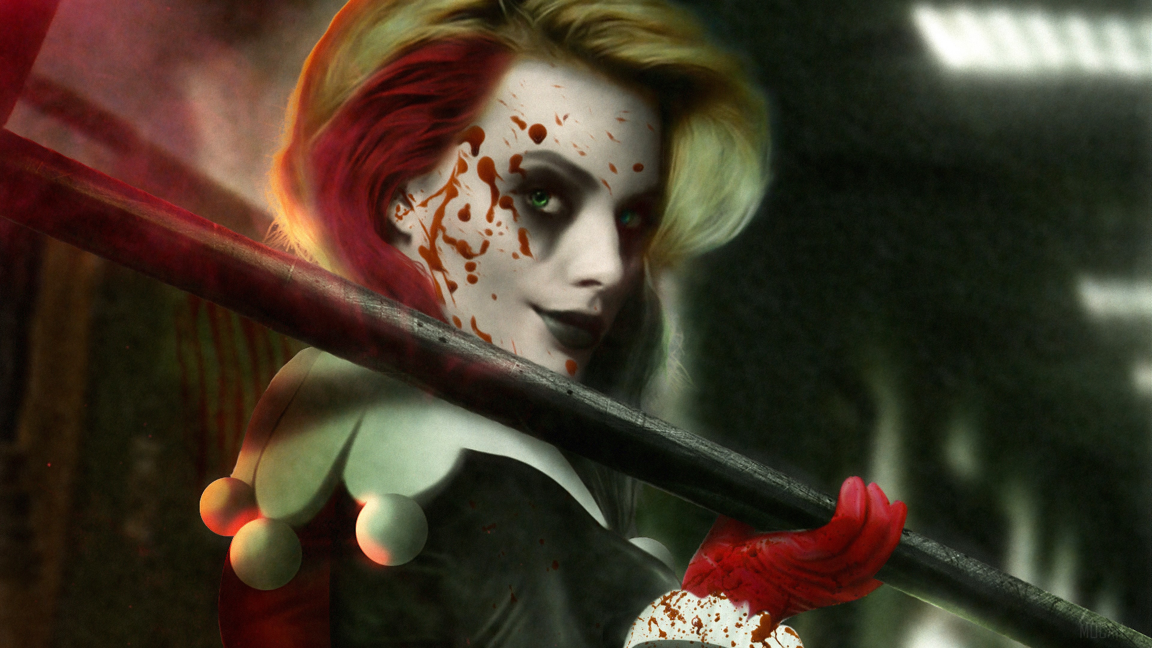 Harley Quinn The Blood Queen HD Wallpaper