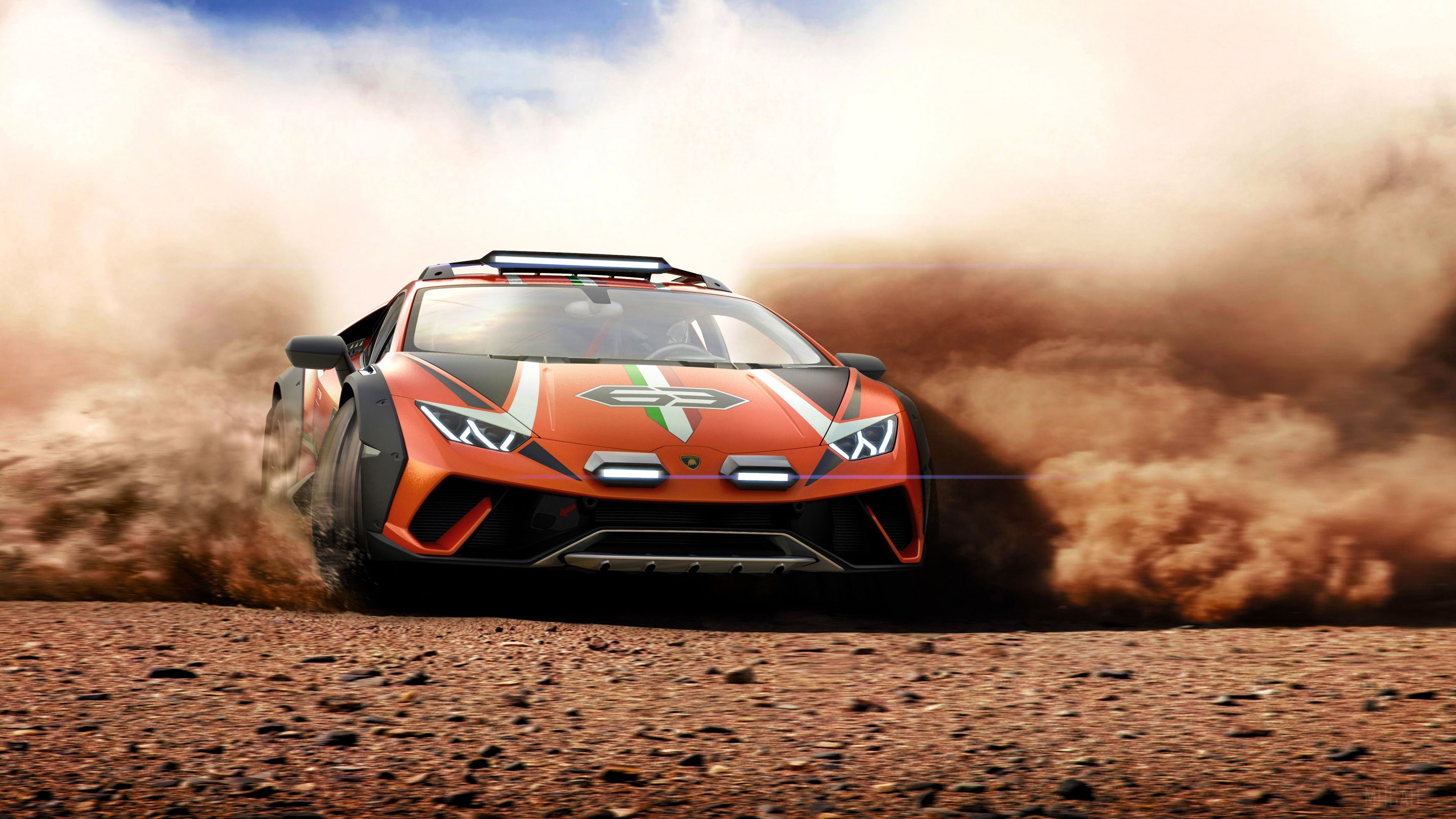 Lamborghini Huracan Sterrato Concept 2019 Offroad HD Wallpaper