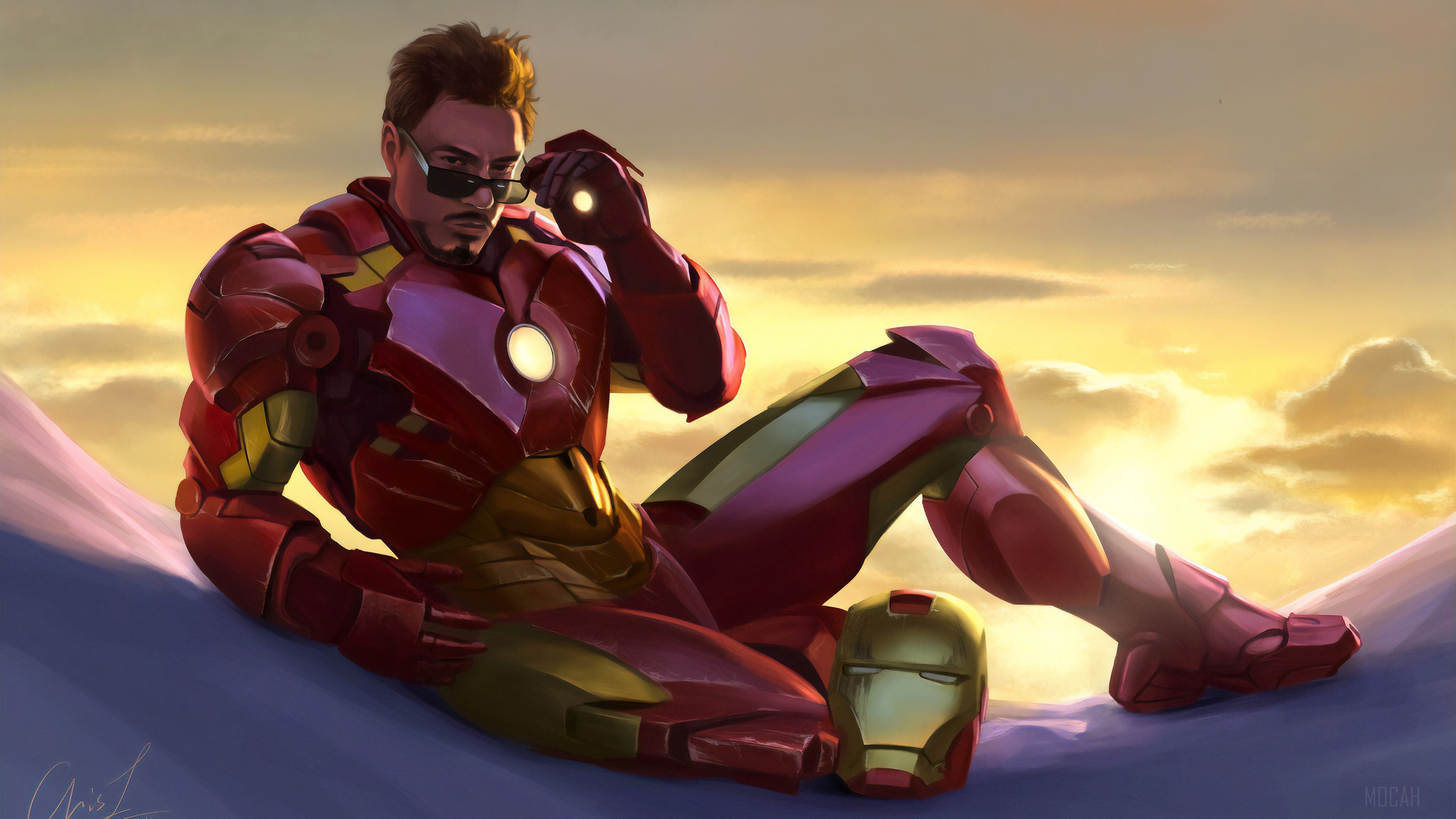 4K Iron Man Art HD Wallpaper