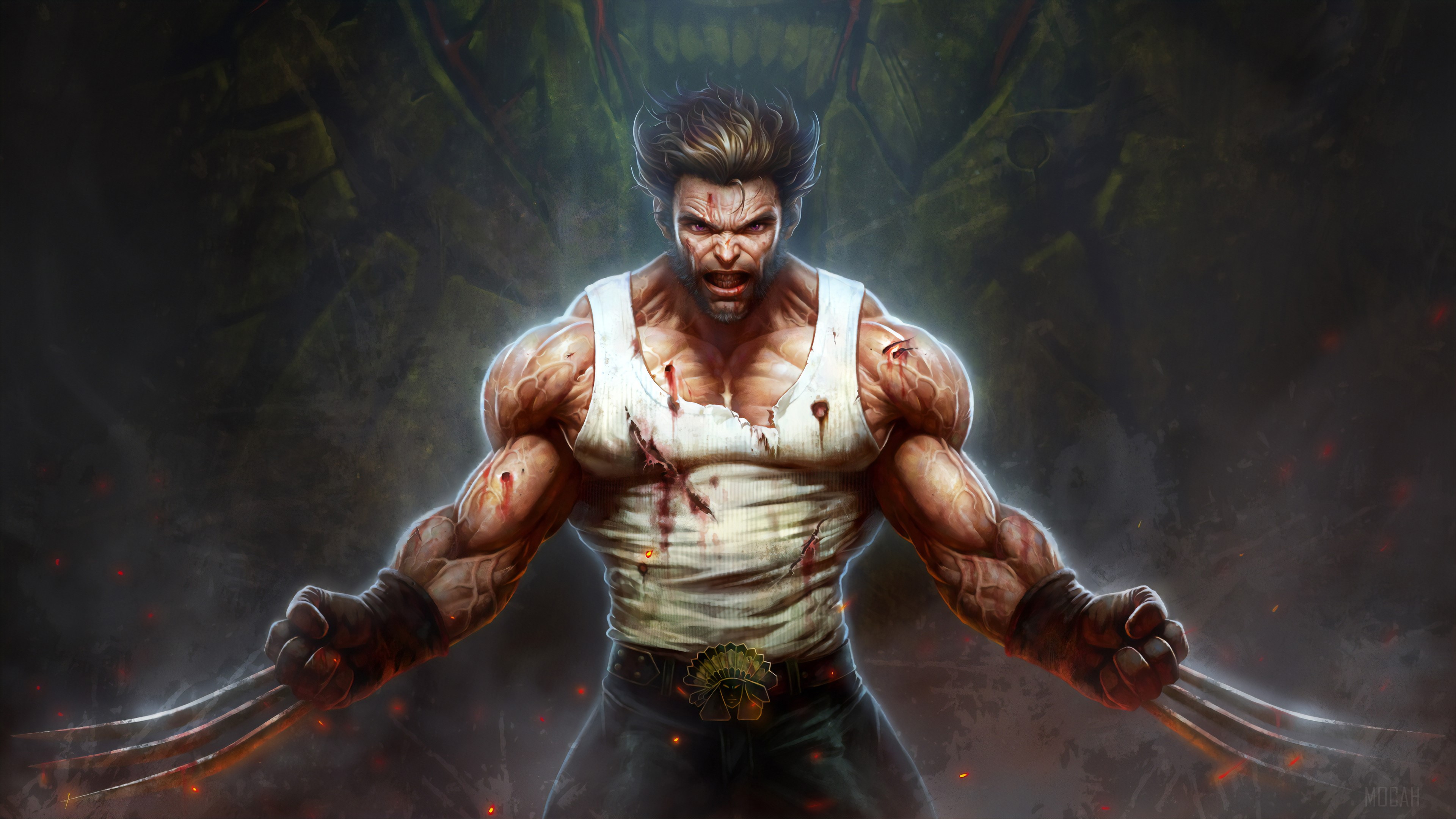 Wolverine from Marvel Comics 4K HD Wallpaper