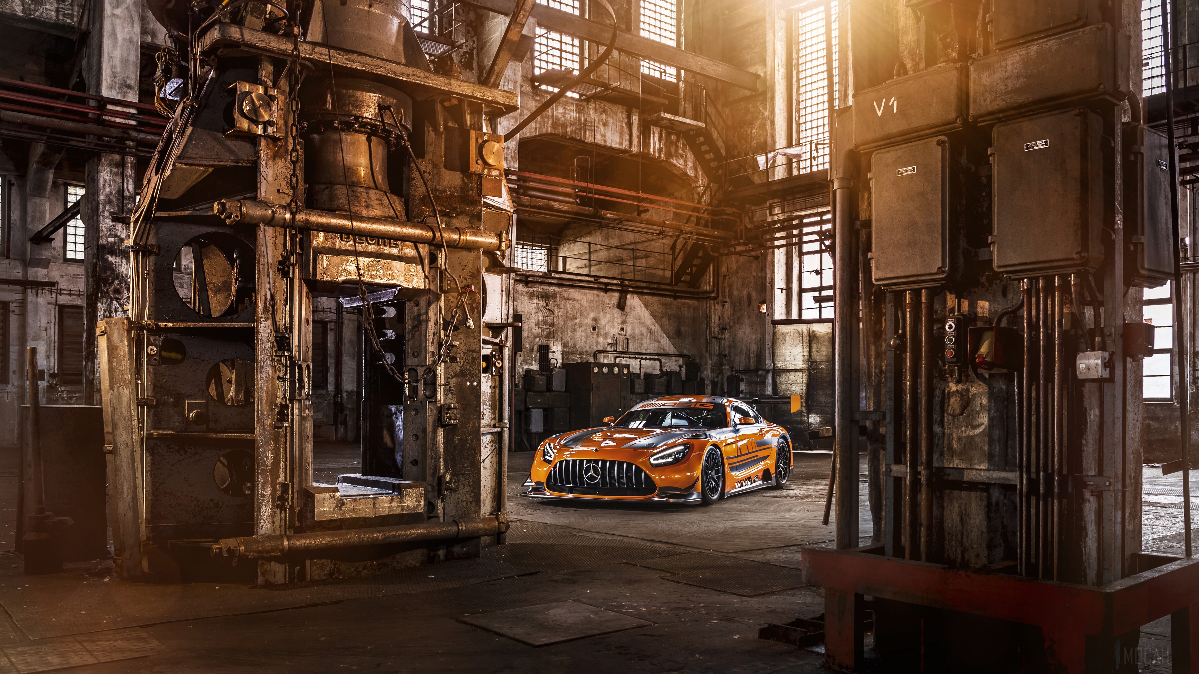 Mercedes AMG GT3 2019 4K HD Wallpaper
