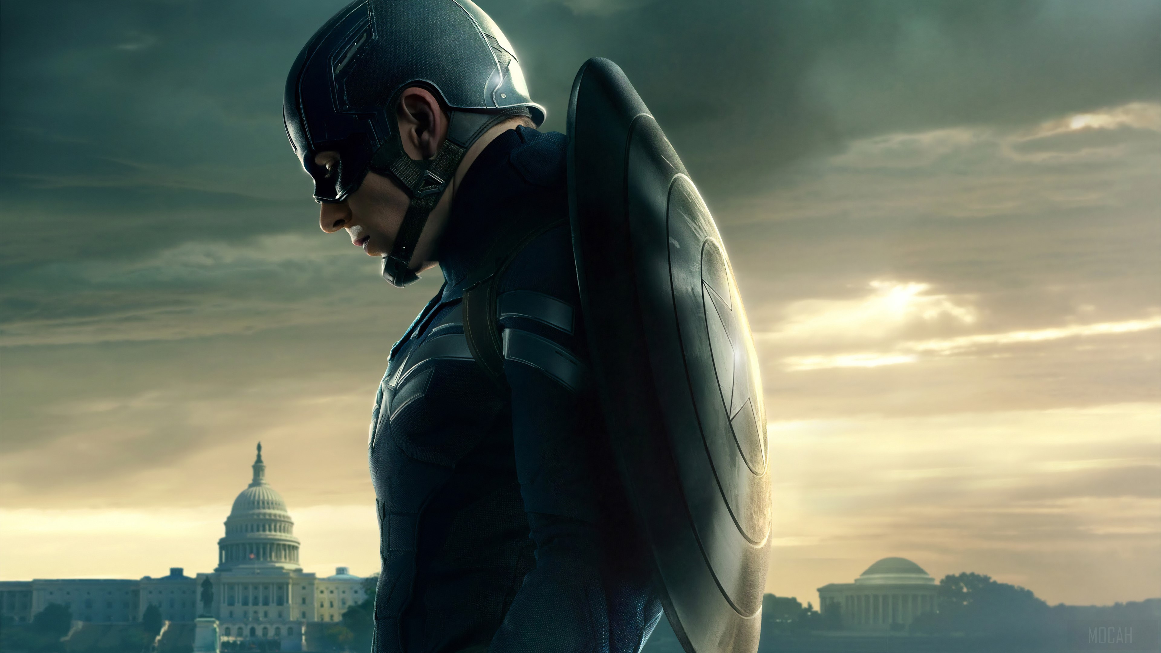 Captain America from Marvel 4K HD Wallpaper
