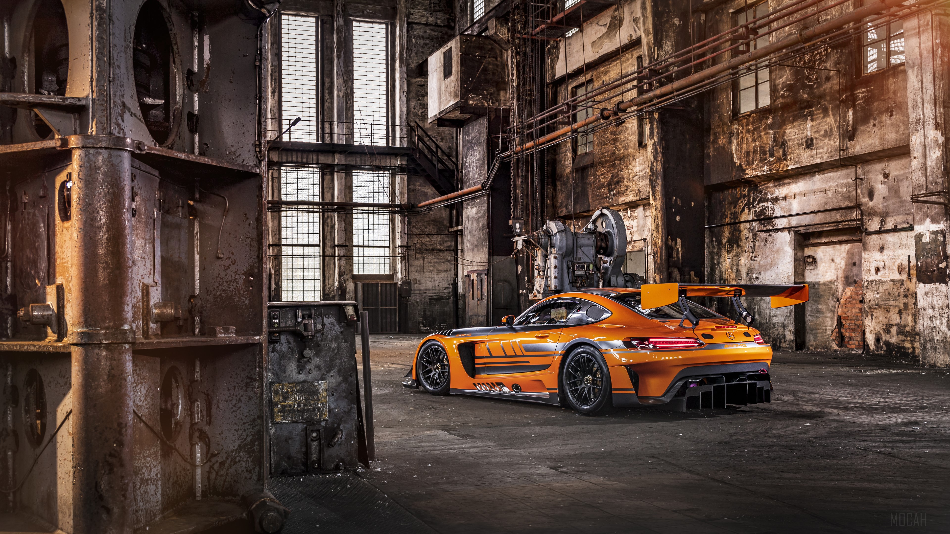 Mercedes AMG GT3 2019 Rear HD Wallpaper