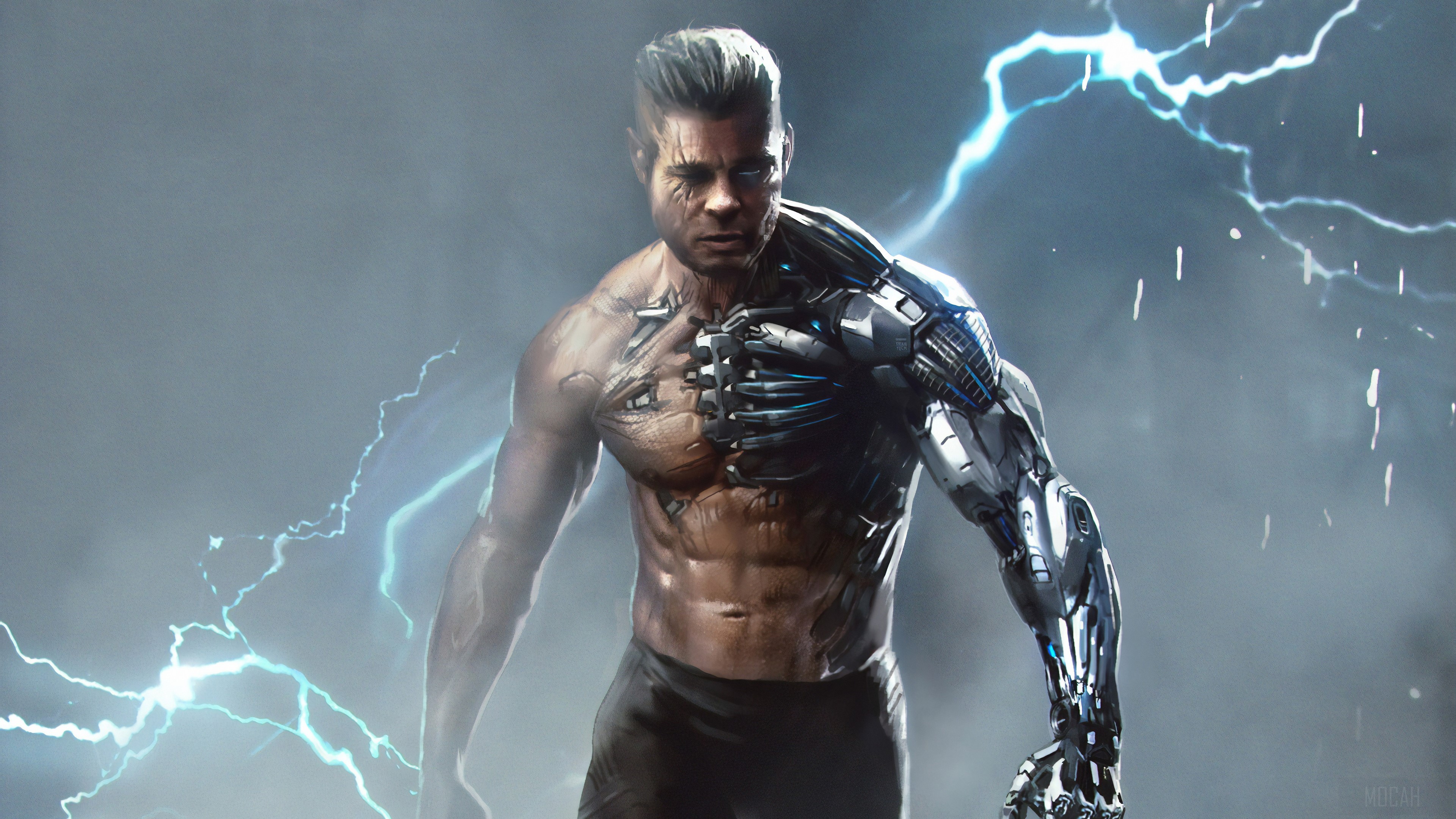 Cable from X-Men 4K HD Wallpaper