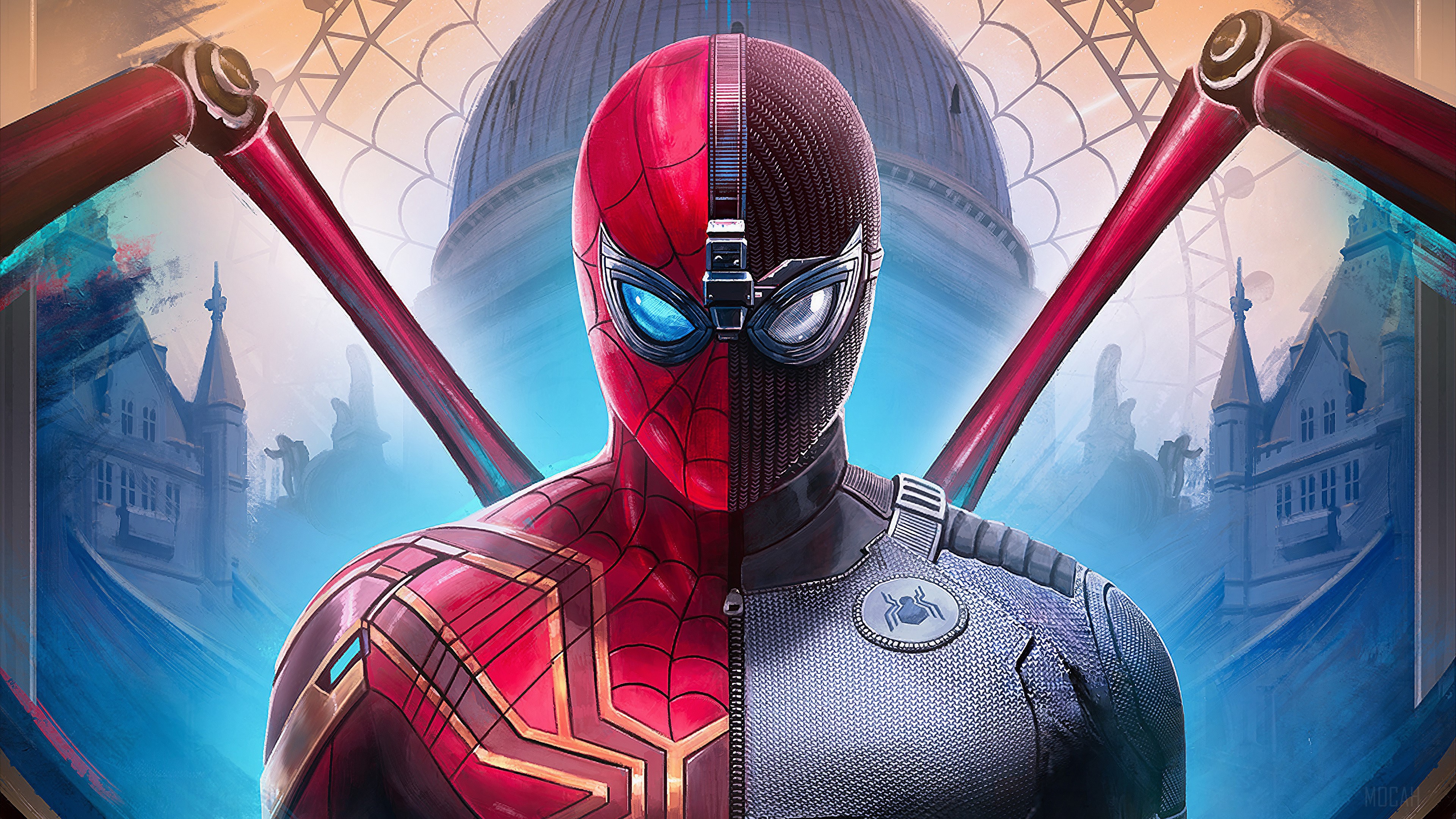 Spider-Man Far From Home Suit 4K HD Wallpaper