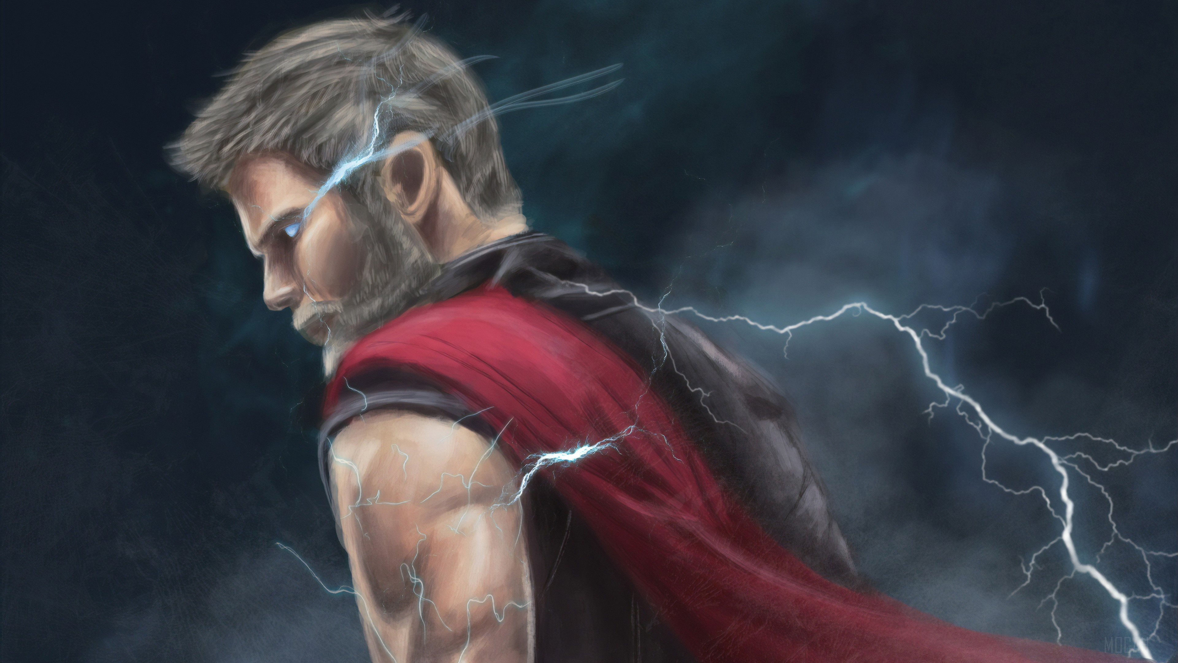 Thor from Marvel 4K HD Wallpaper