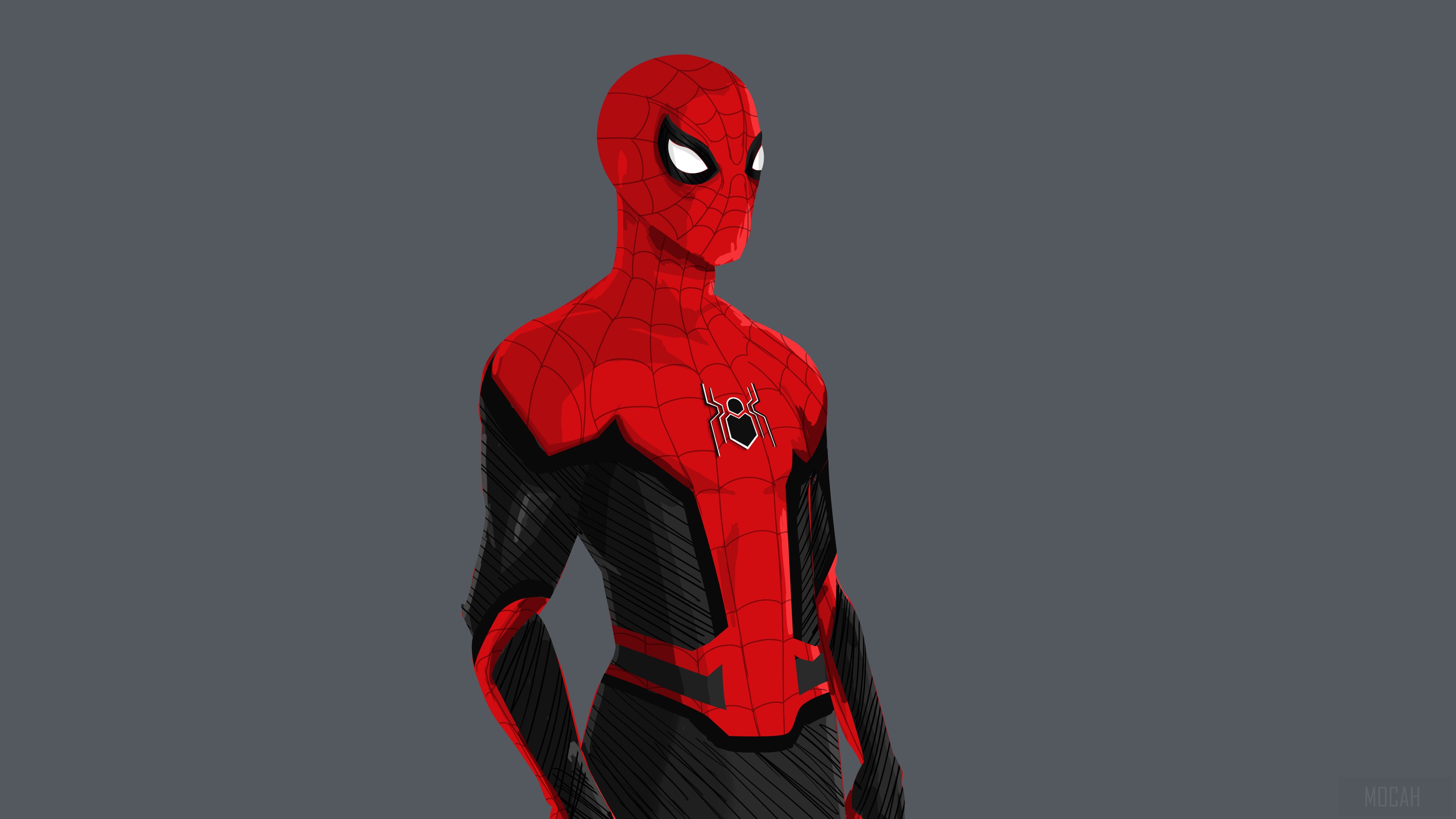 Spider-Man from Far From Home Fan Art 4K HD Wallpaper