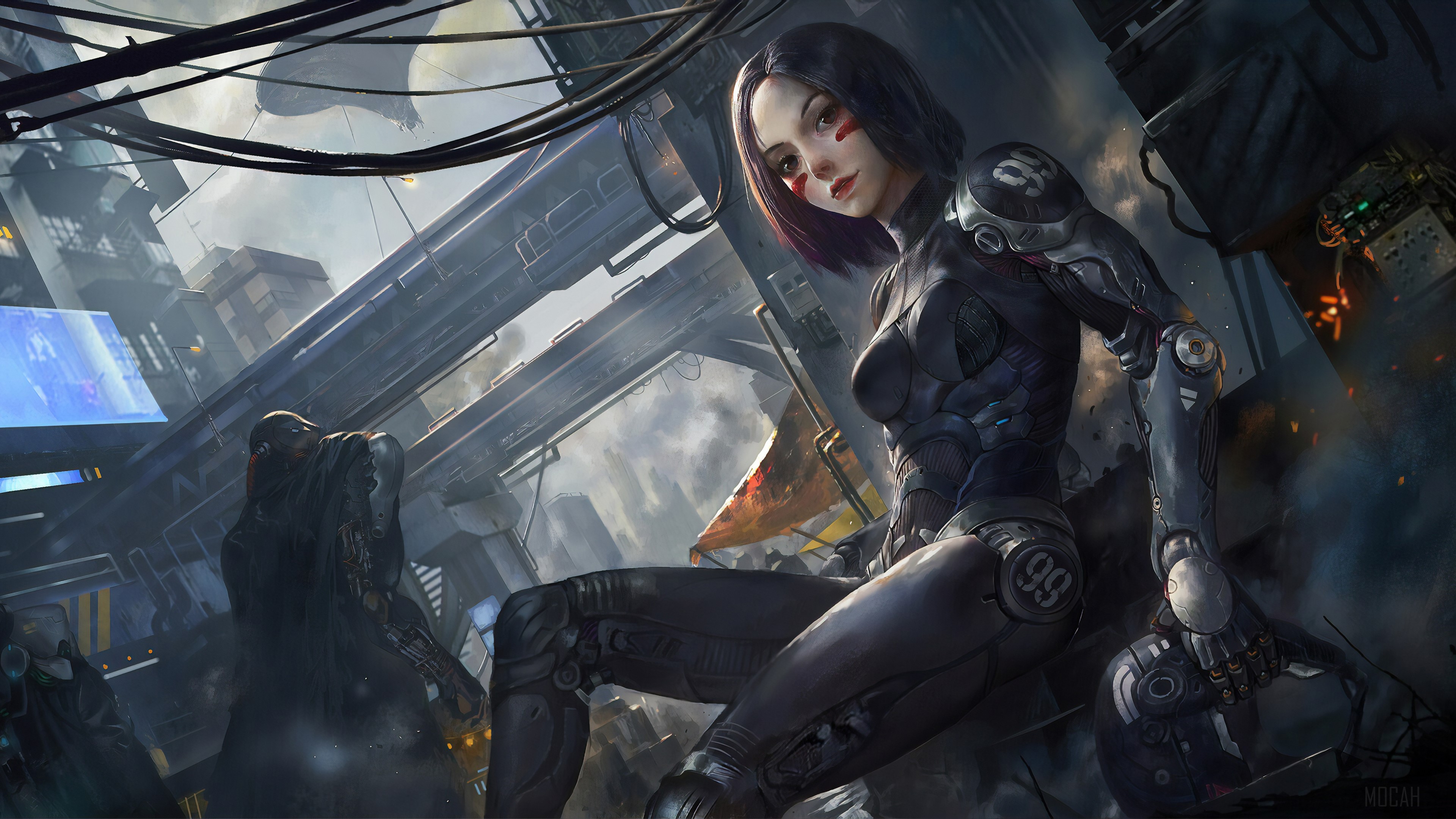 Alita from Alita: Battle Angel 4K HD Wallpaper