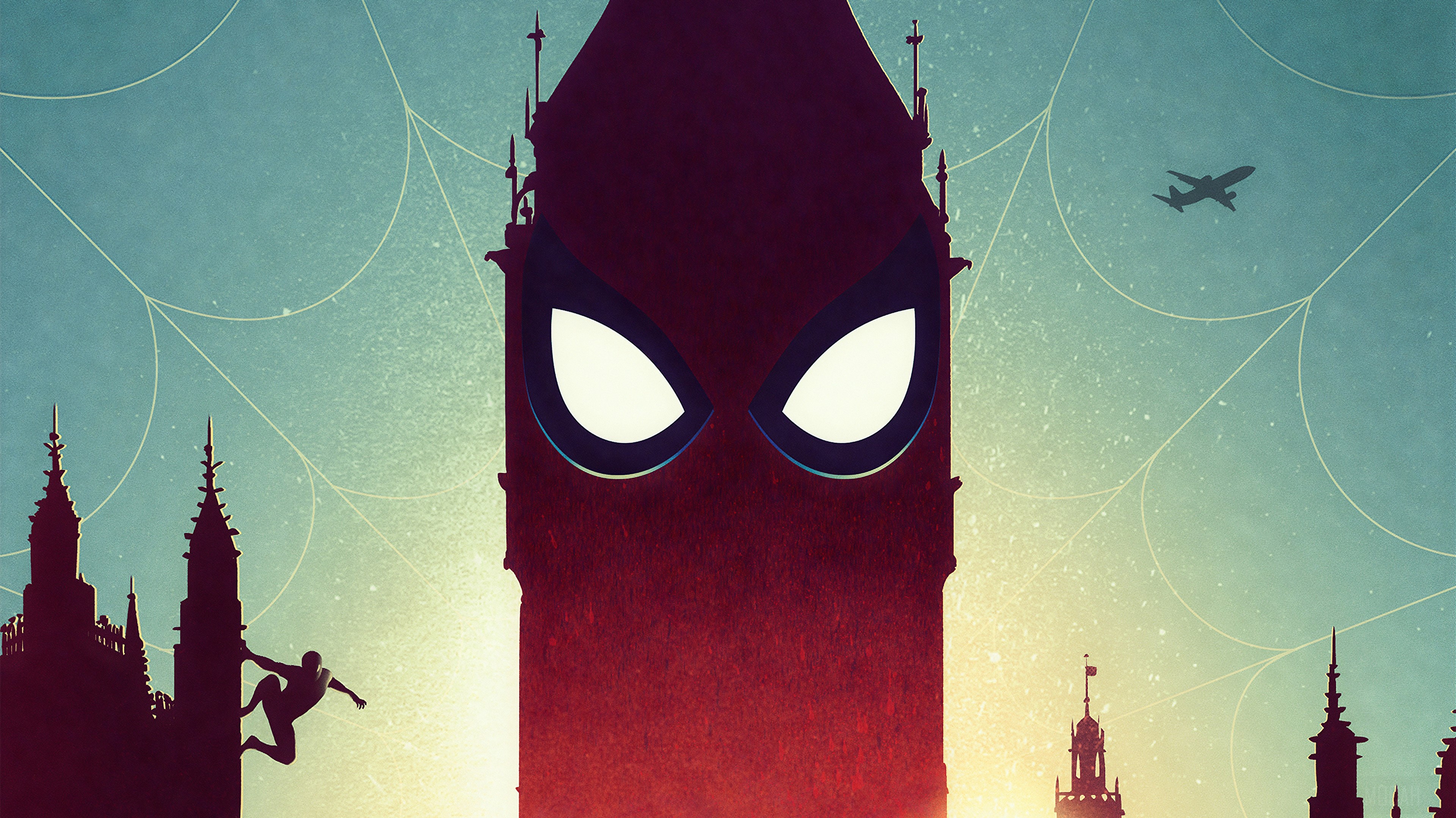 Spider-Man in London 4K HD Wallpaper