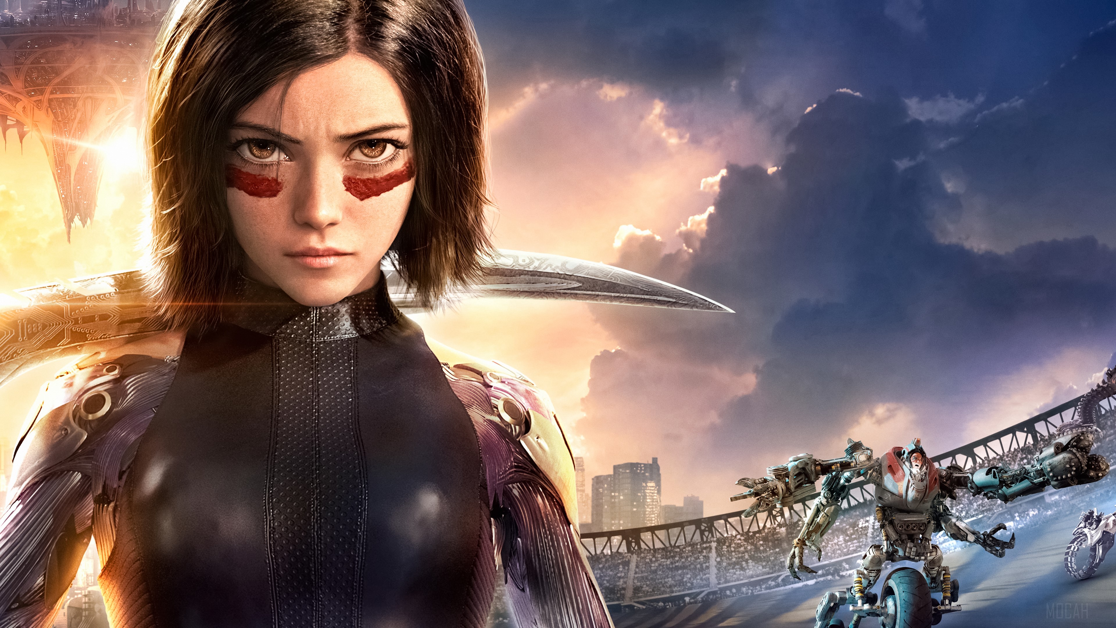 Alita from Alita: Battle Angel 4K HD Wallpaper