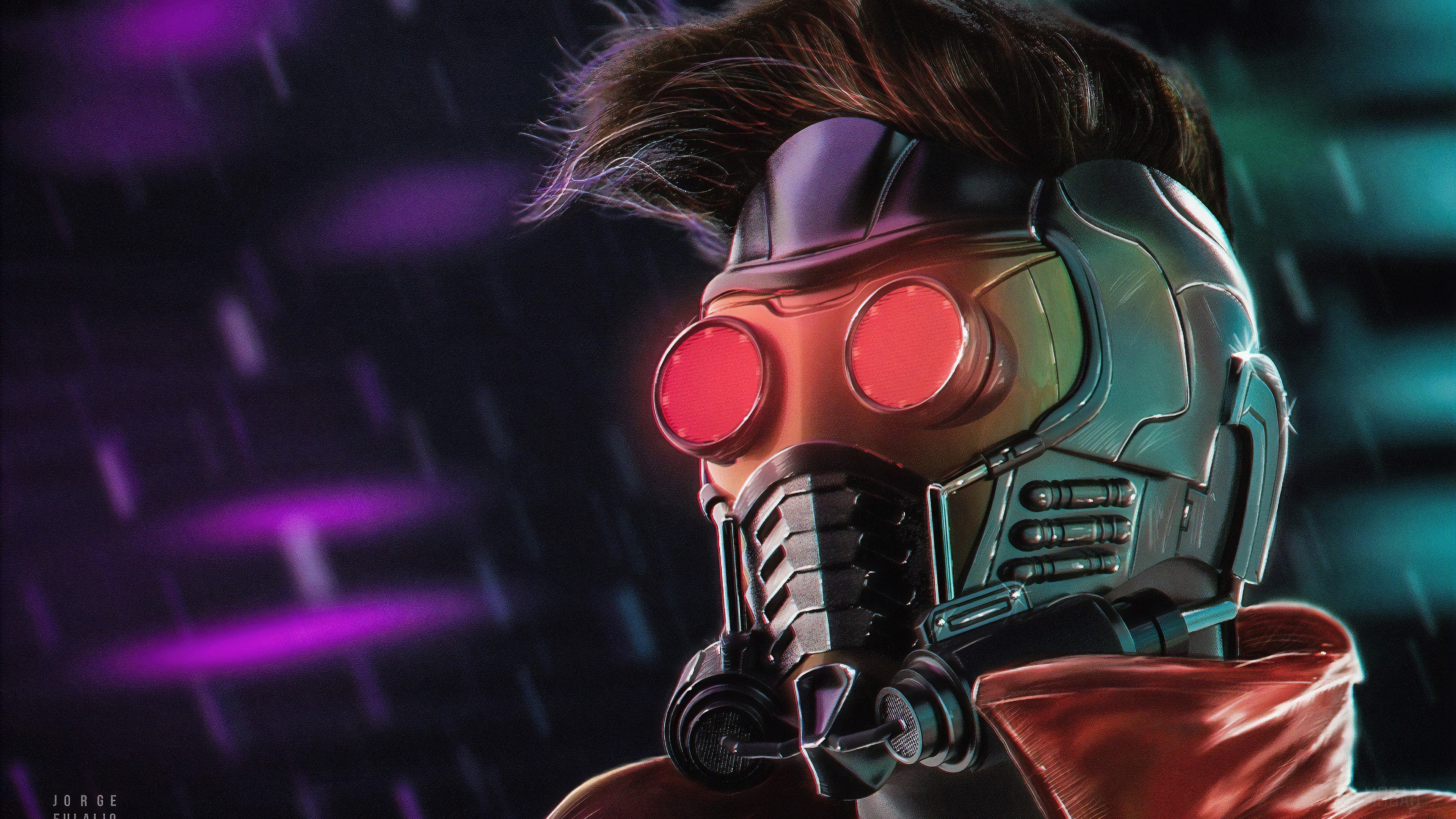 Star Lord from Guardians of the Galaxy 4K HD Wallpaper