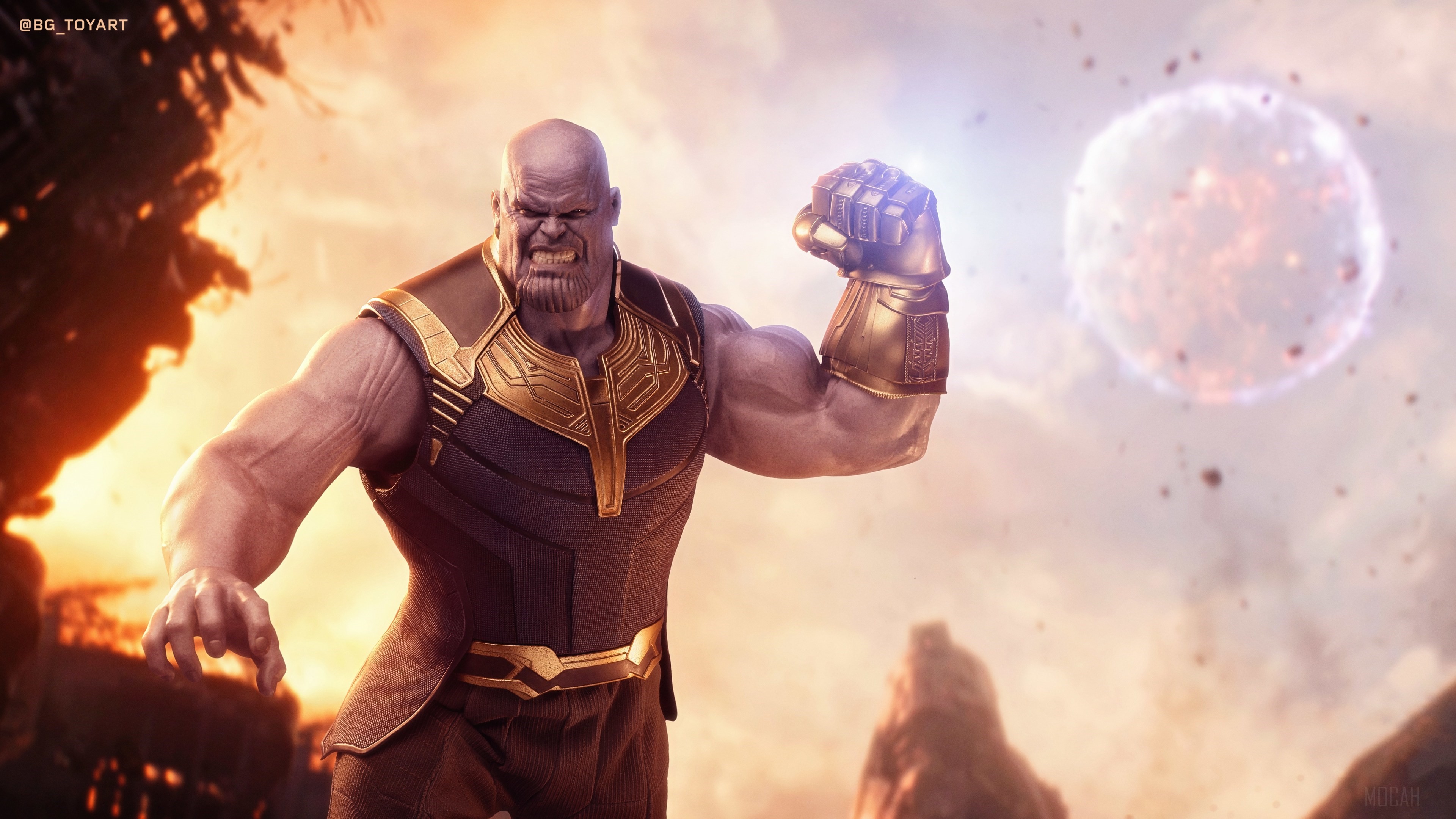 Thanos from Avengers 4K HD Wallpaper