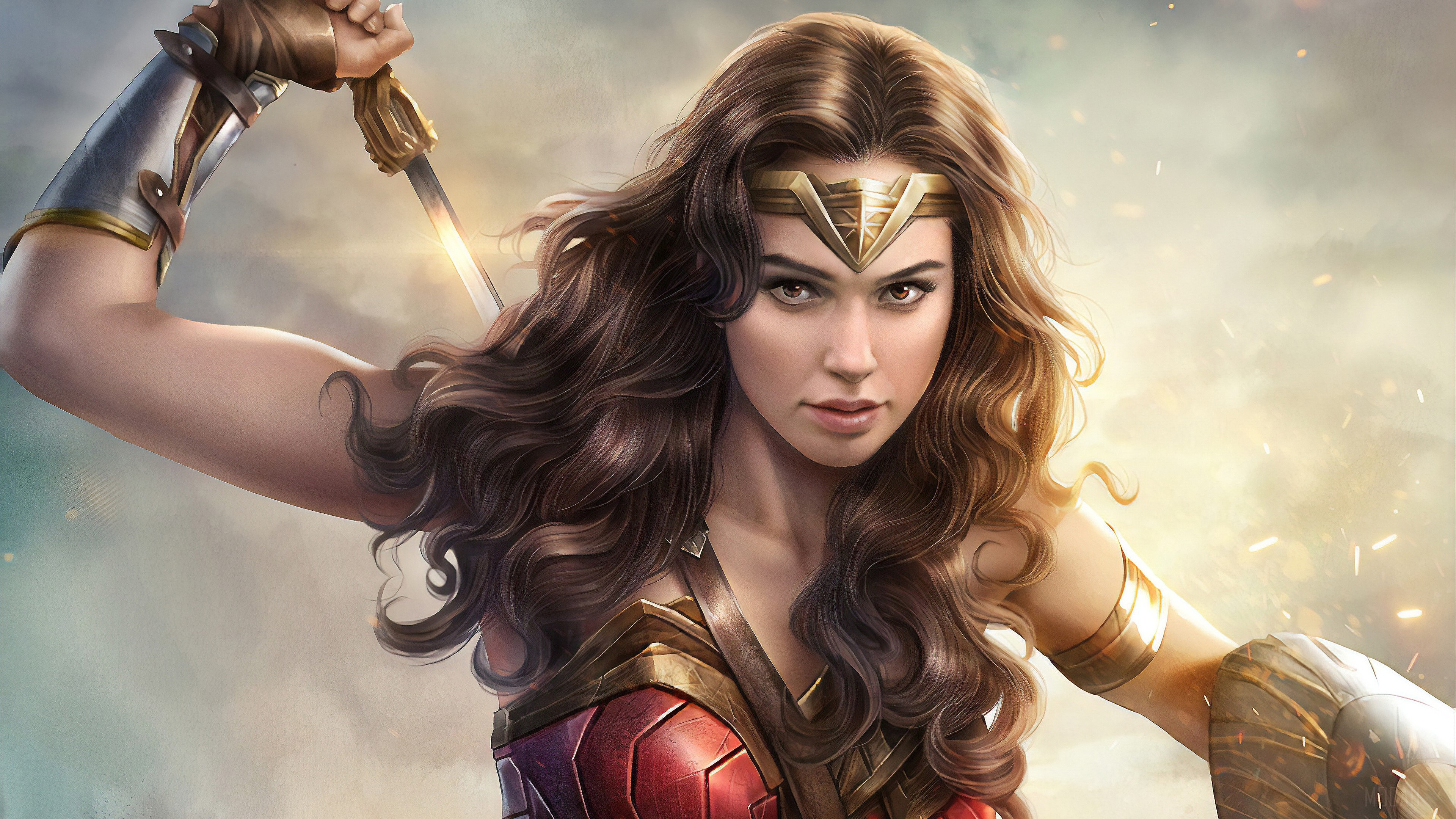 Wonder Woman from DC Comics 4K HD Wallpaper