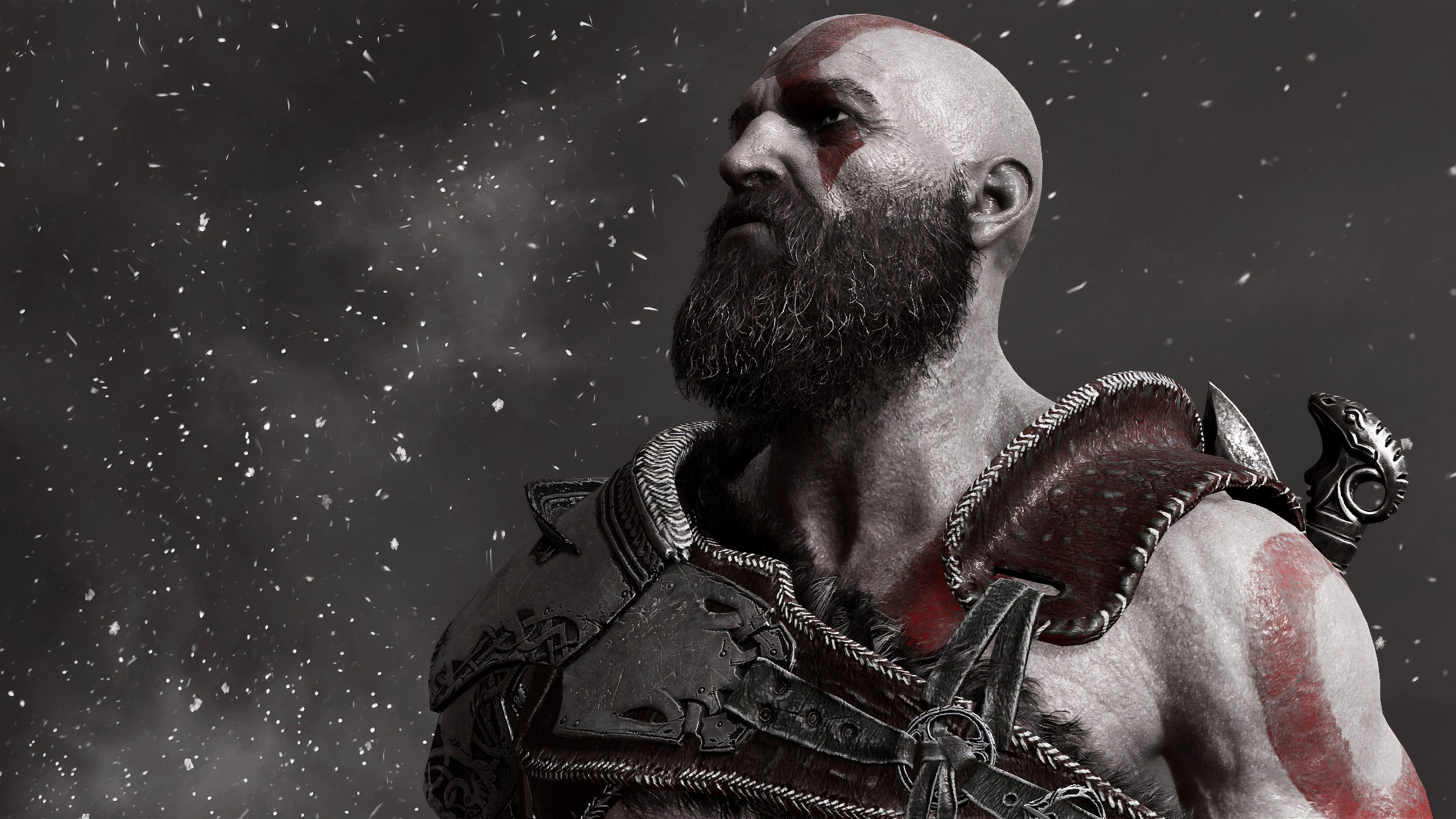 Kratos from God of War 4K HD Wallpaper