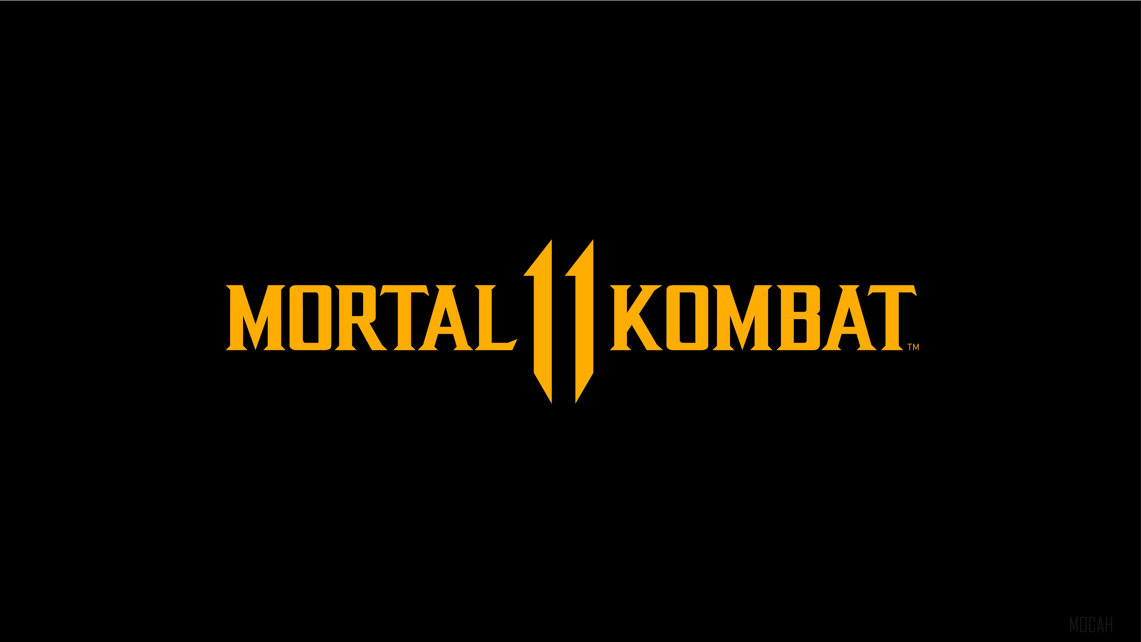 Mortal Kombat 11 Logo 4K HD Wallpaper