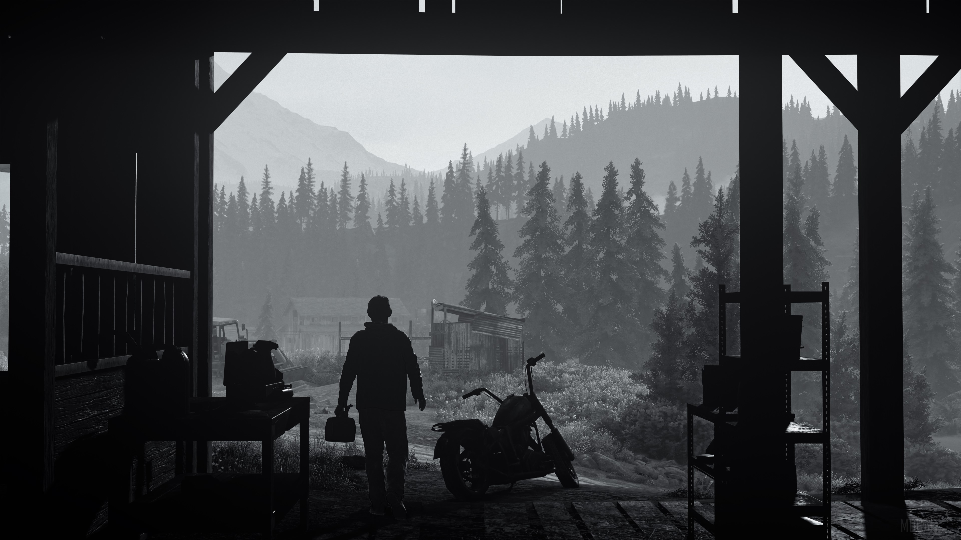 Deacon St. John from Days Gone in 4K HD Wallpaper