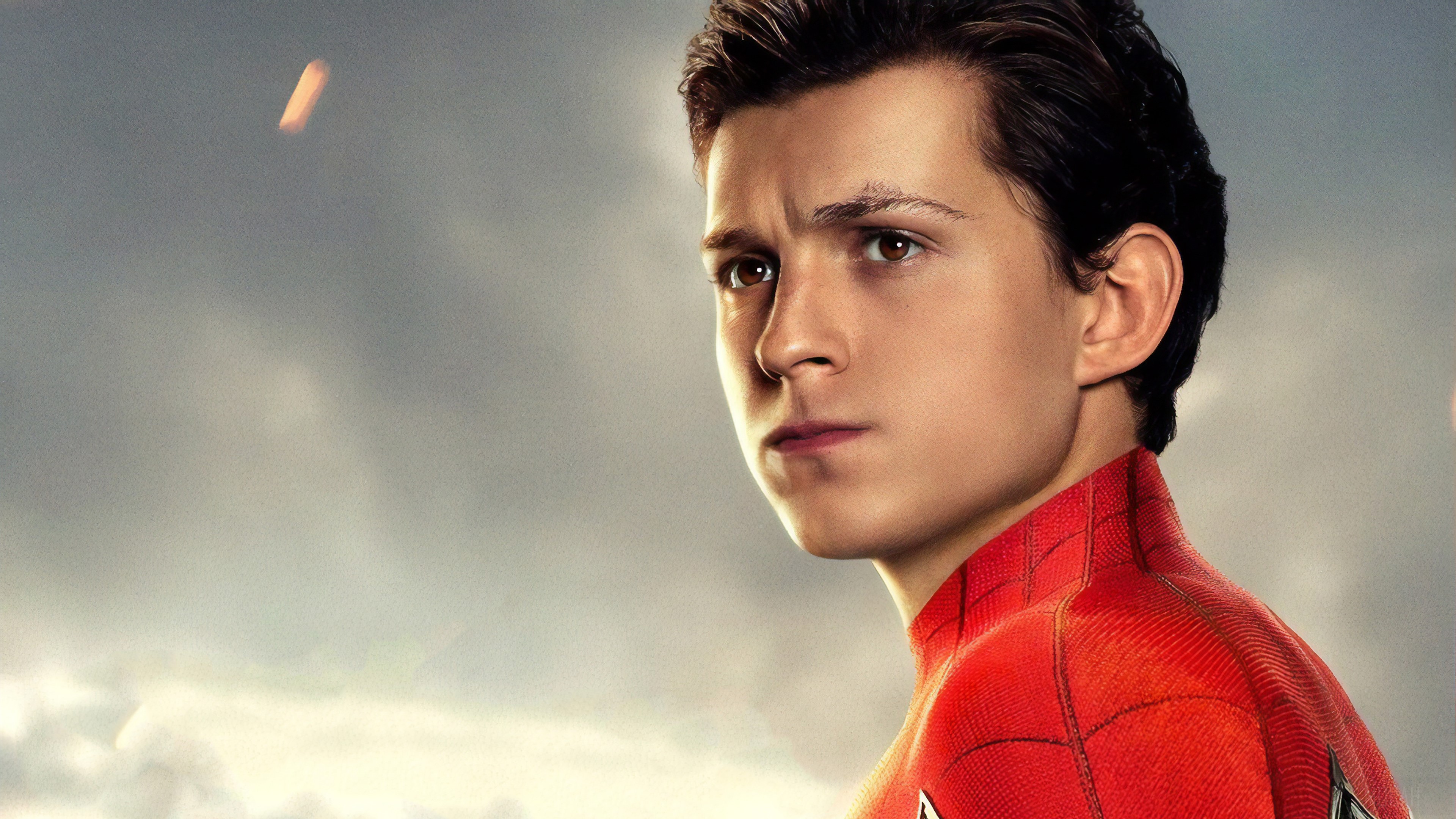 Tom Holland as Spider-Man in Spider-Man: Far From Home 4K HD Wallpaper
