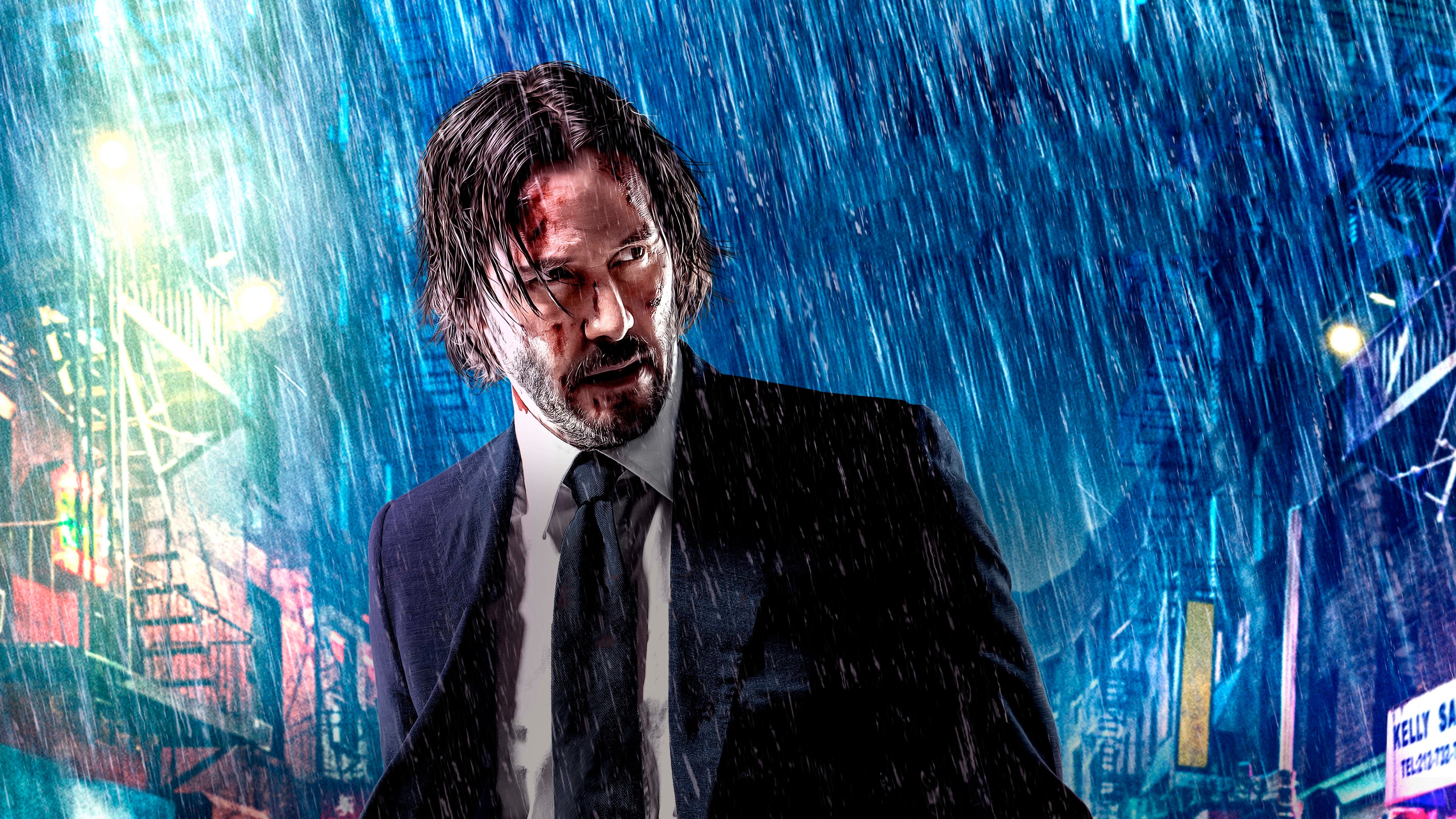 John Wick from John Wick Chapter 3 Parabellum 4K HD Wallpaper