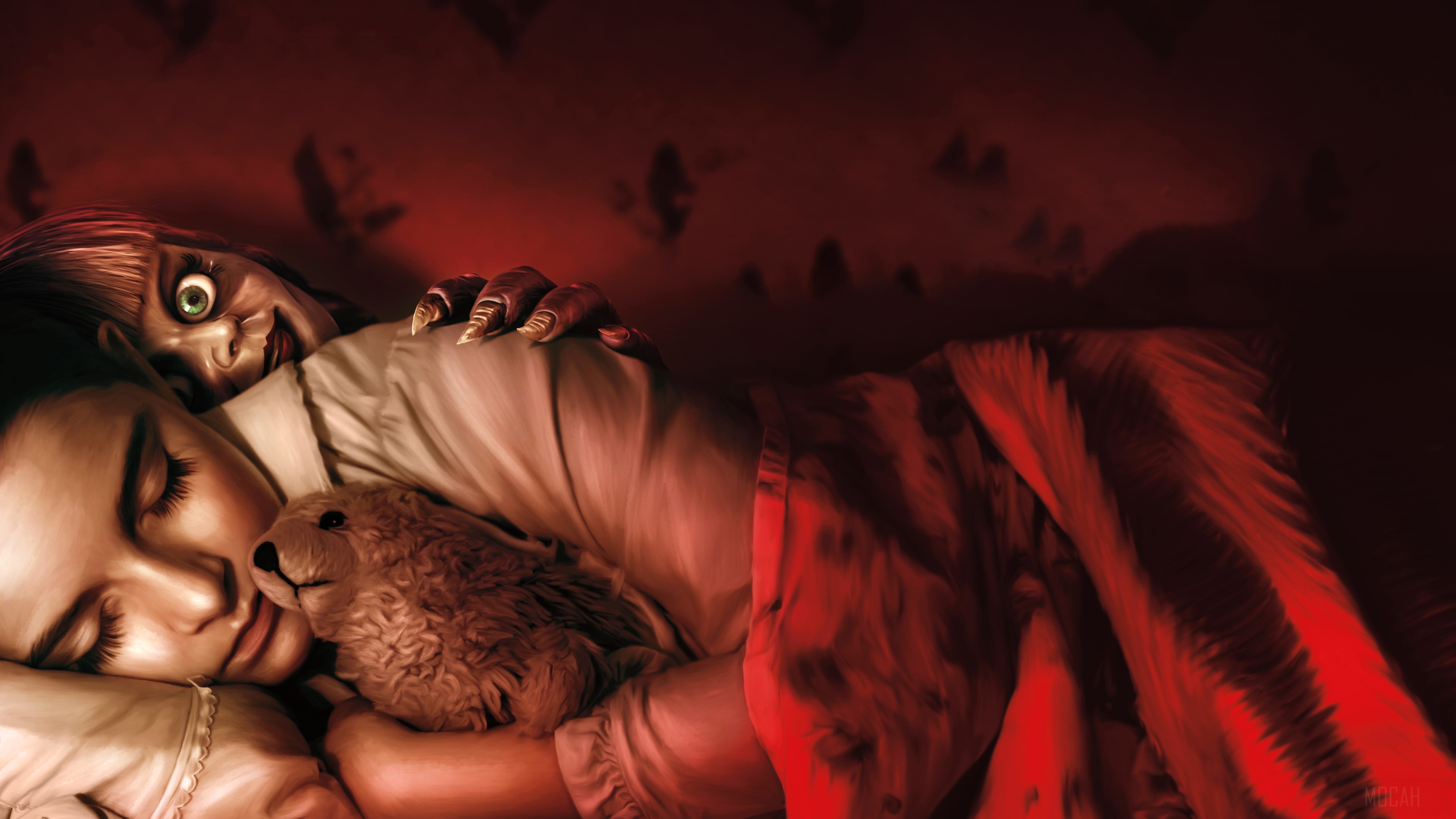 Annabelle from Annabelle Comes Home 4K HD Wallpaper