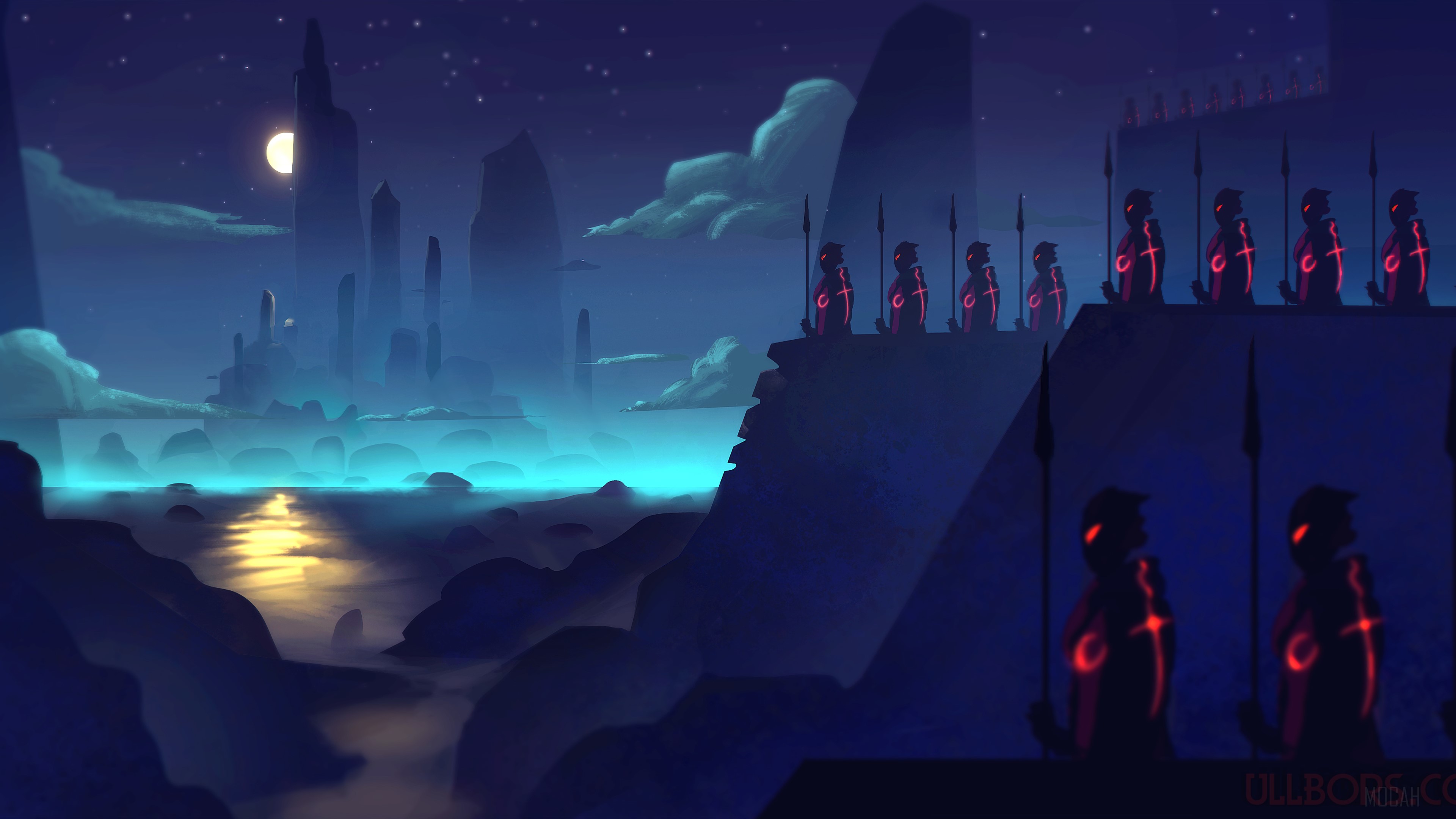 Watchers Of The Night HD Wallpaper