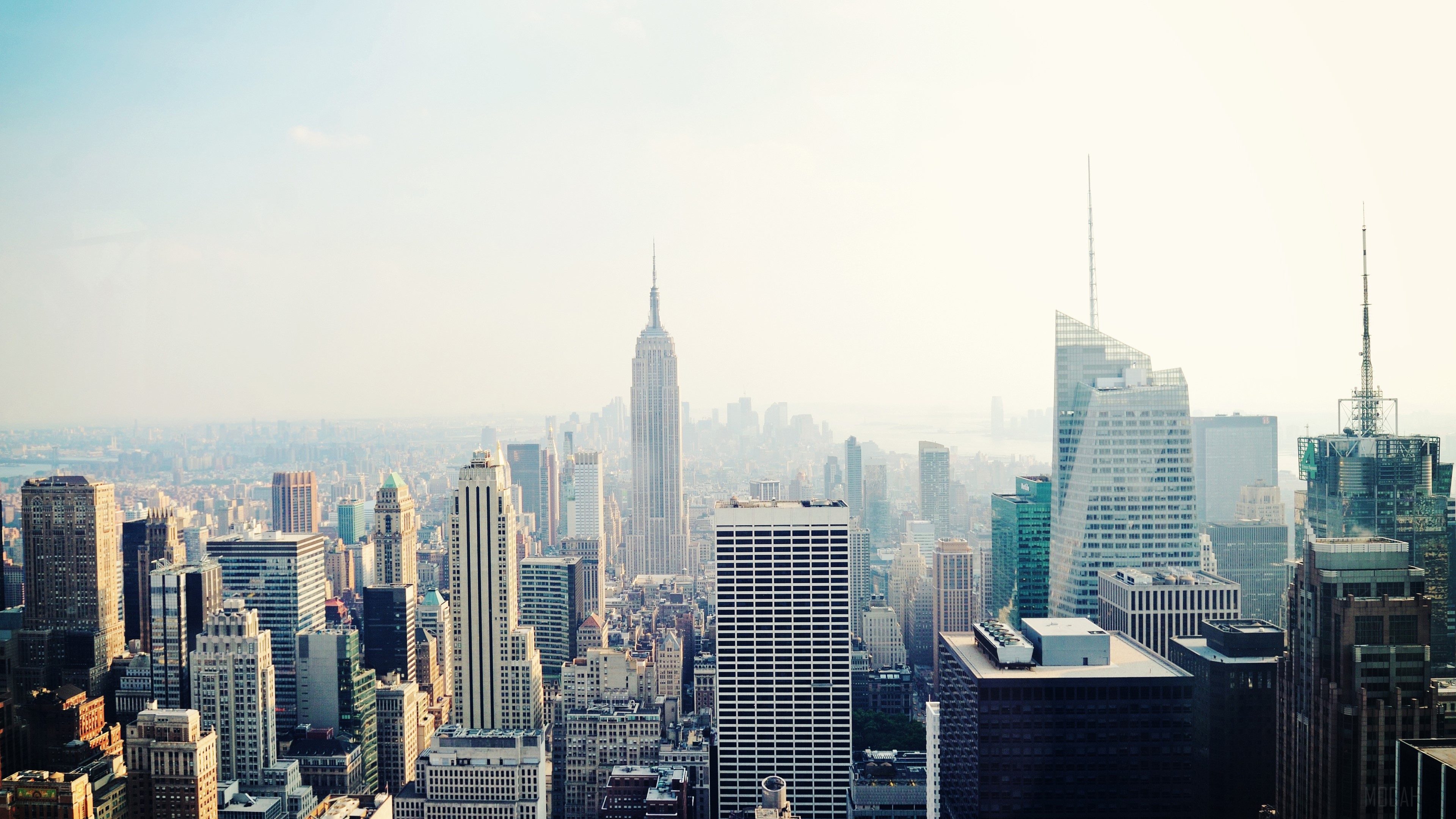 New York City Skyline with Empire State Building 4K HD Wallpaper