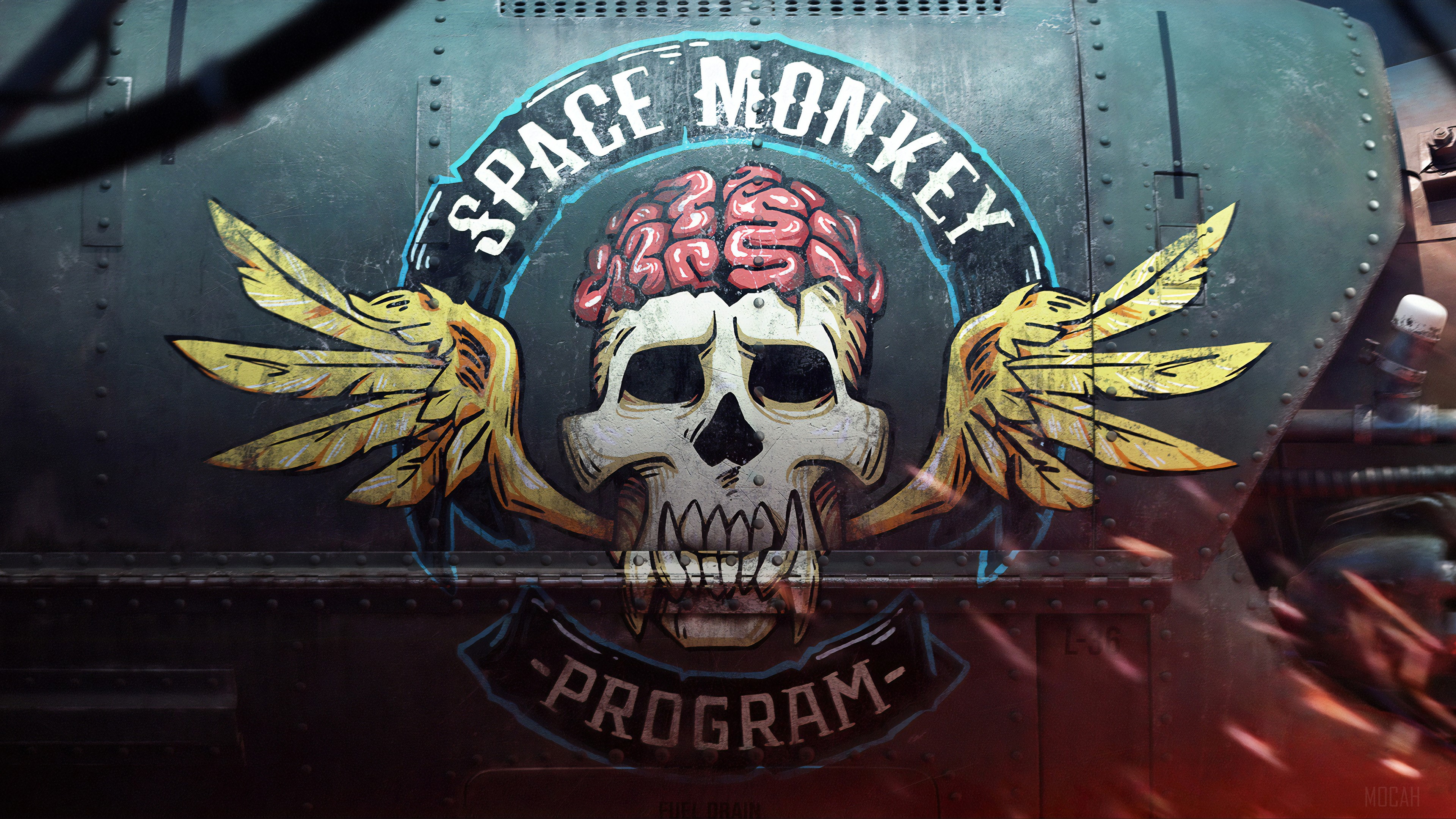 Beyond Good and Evil 2 Space Monkey Program logo 4K HD Wallpaper