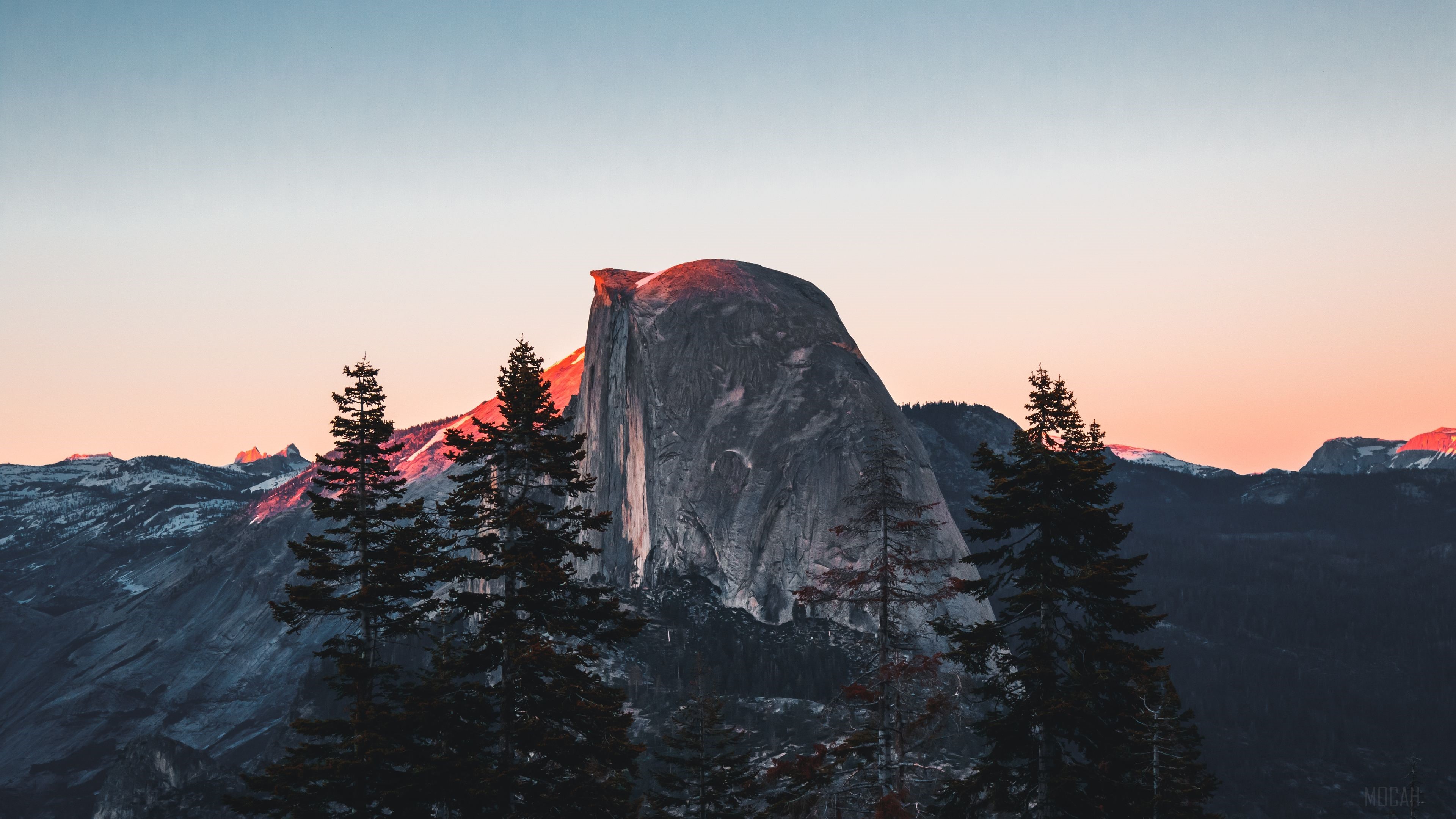 4K Yosemite National Park Half Dome Sunset HD Wallpaper
