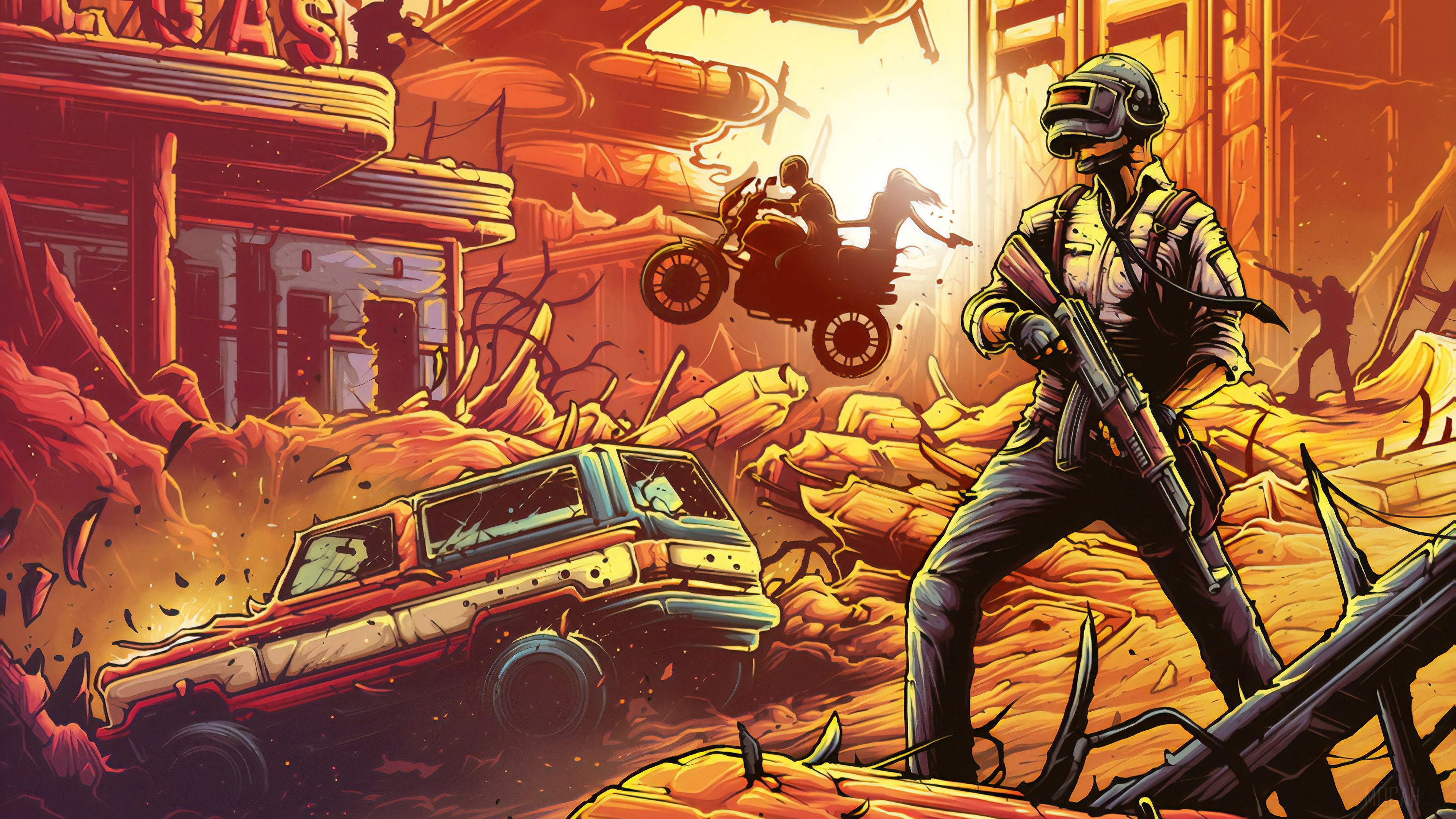 Pubg Poster Art HD Wallpaper