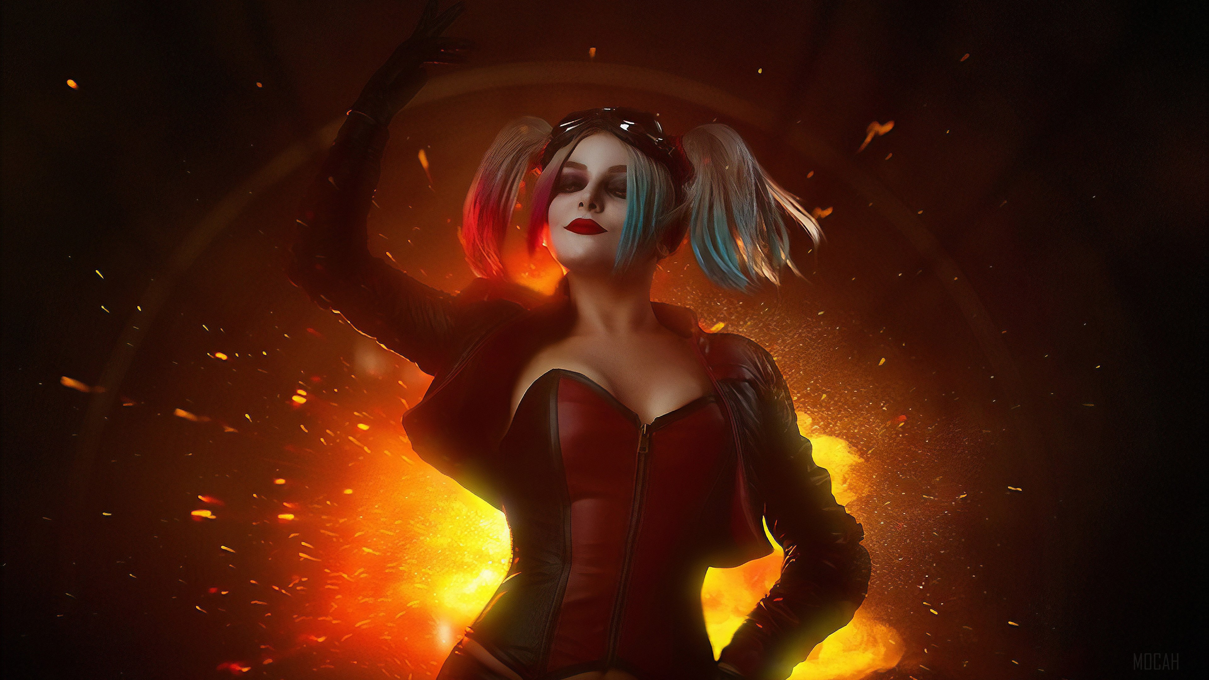 Harley Quinn Cosplay 4K HD Wallpaper