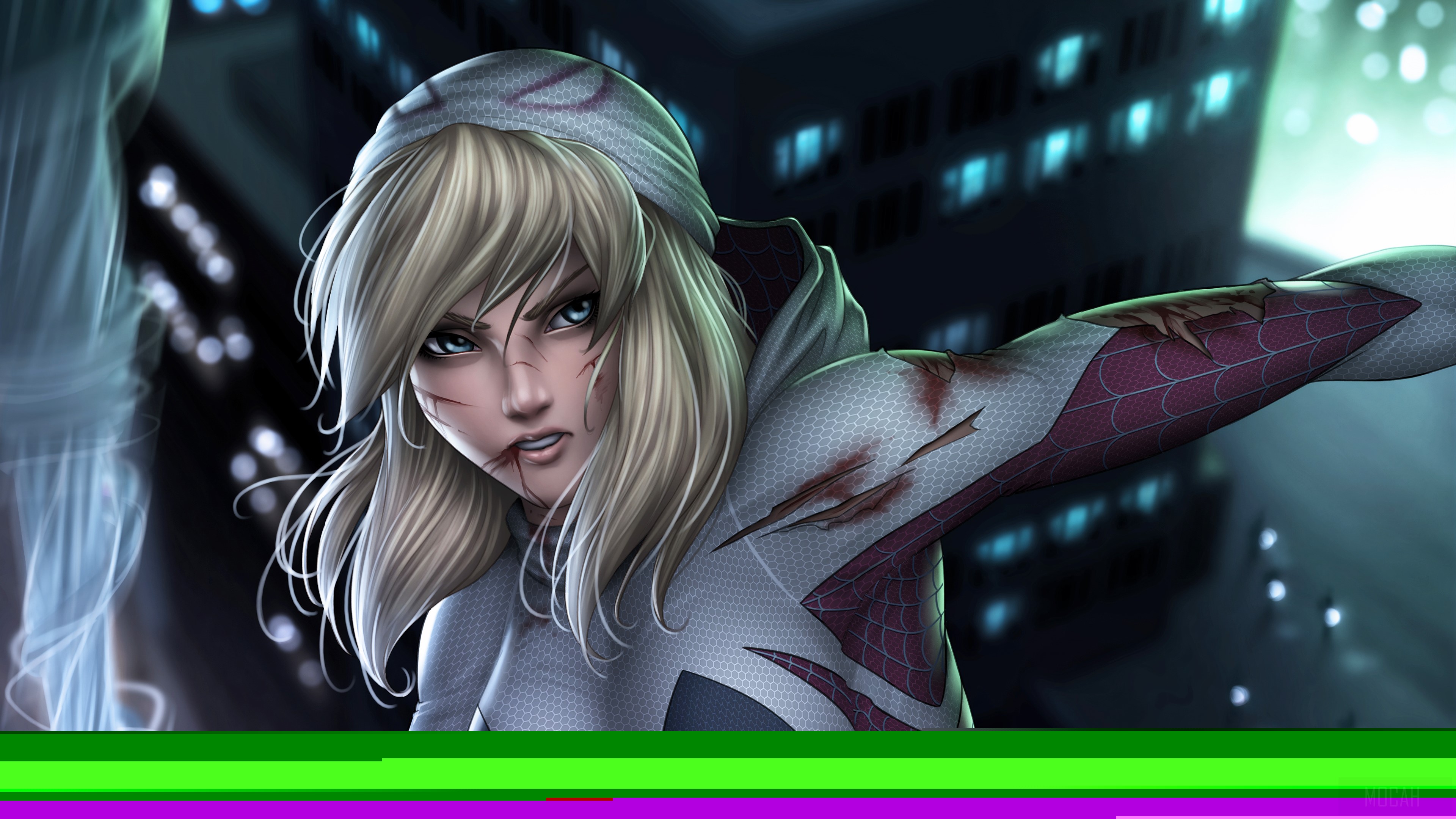 Spider-Gwen 4K HD Wallpaper
