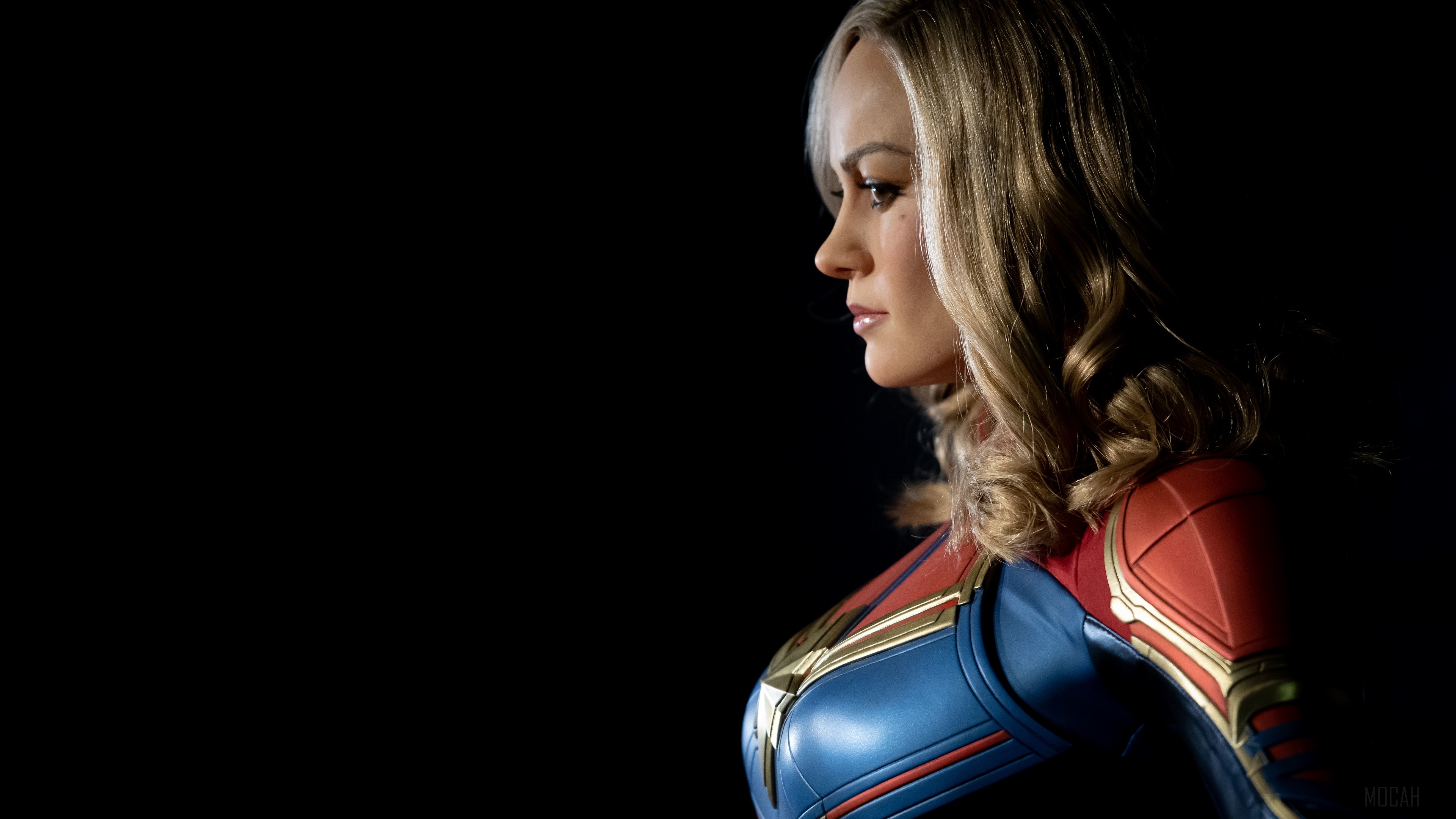 Captain Marvel in costume HD Wallpaper
