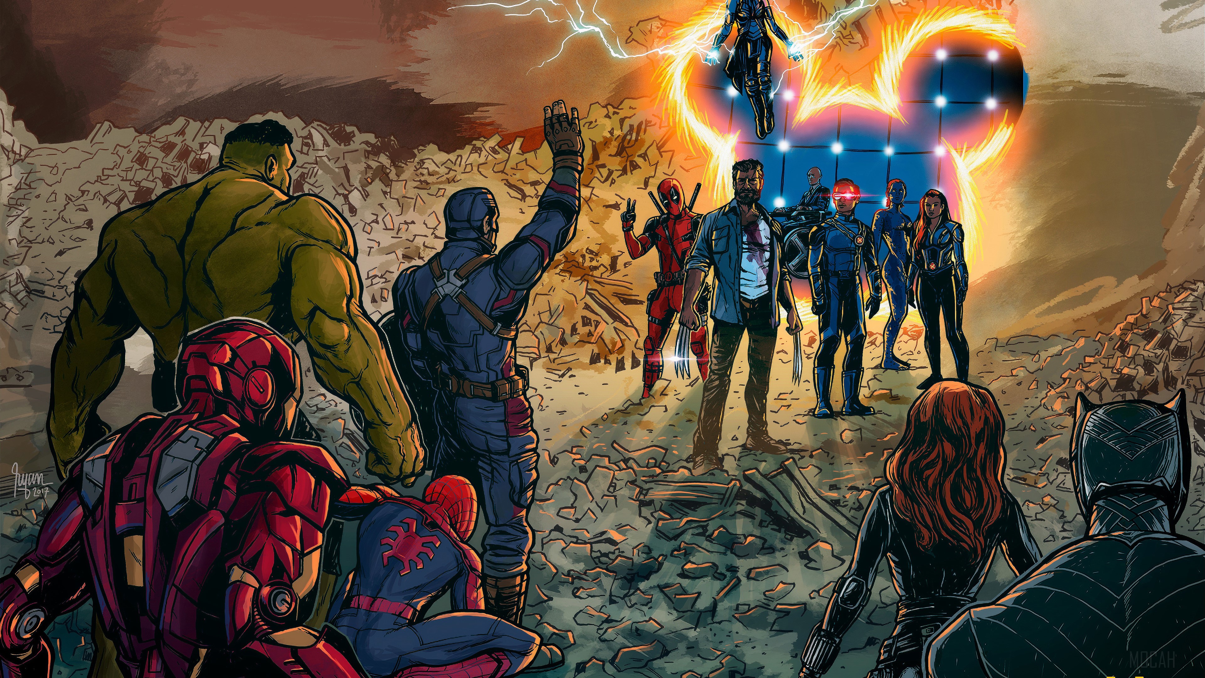 Marvel Welcoming Fox HD Wallpaper