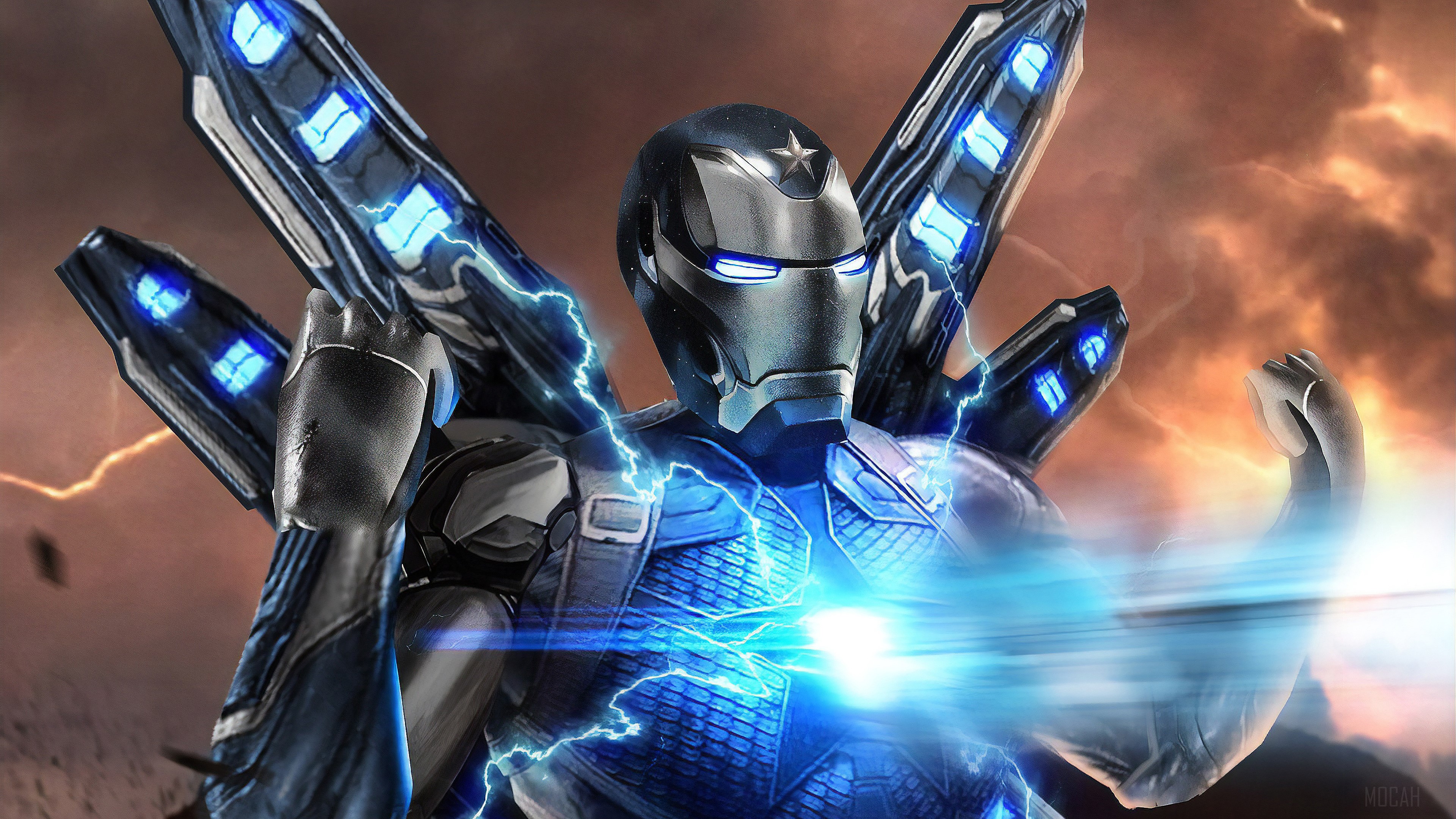 Iron Captain America Suit from Avengers Endgame 4K HD Wallpaper