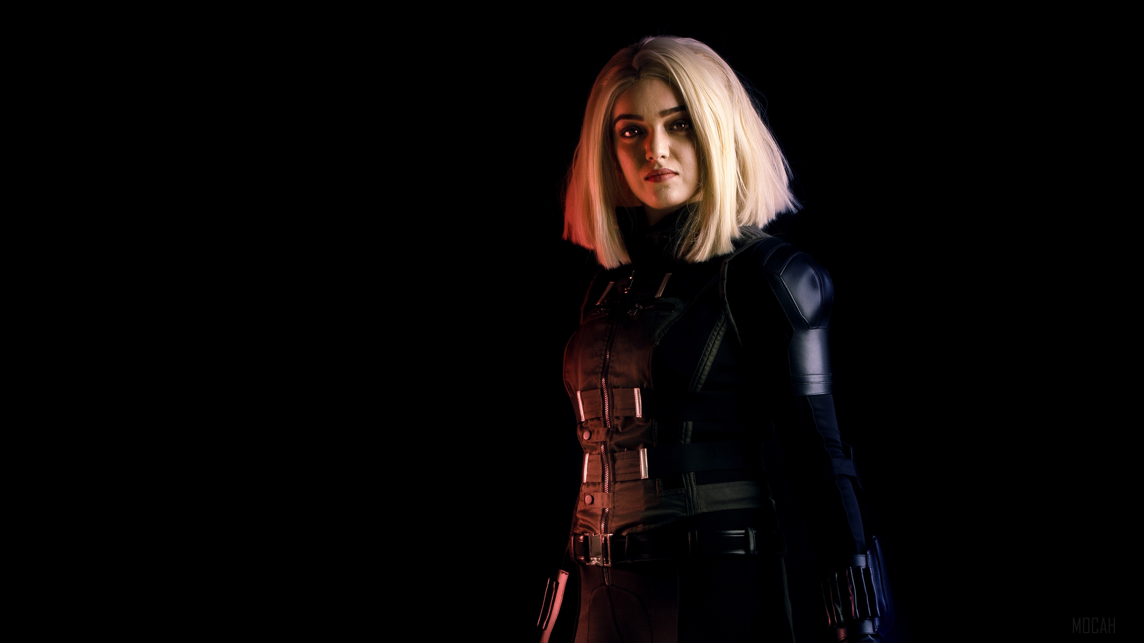 Black Widow Cosplay 4K HD Wallpaper
