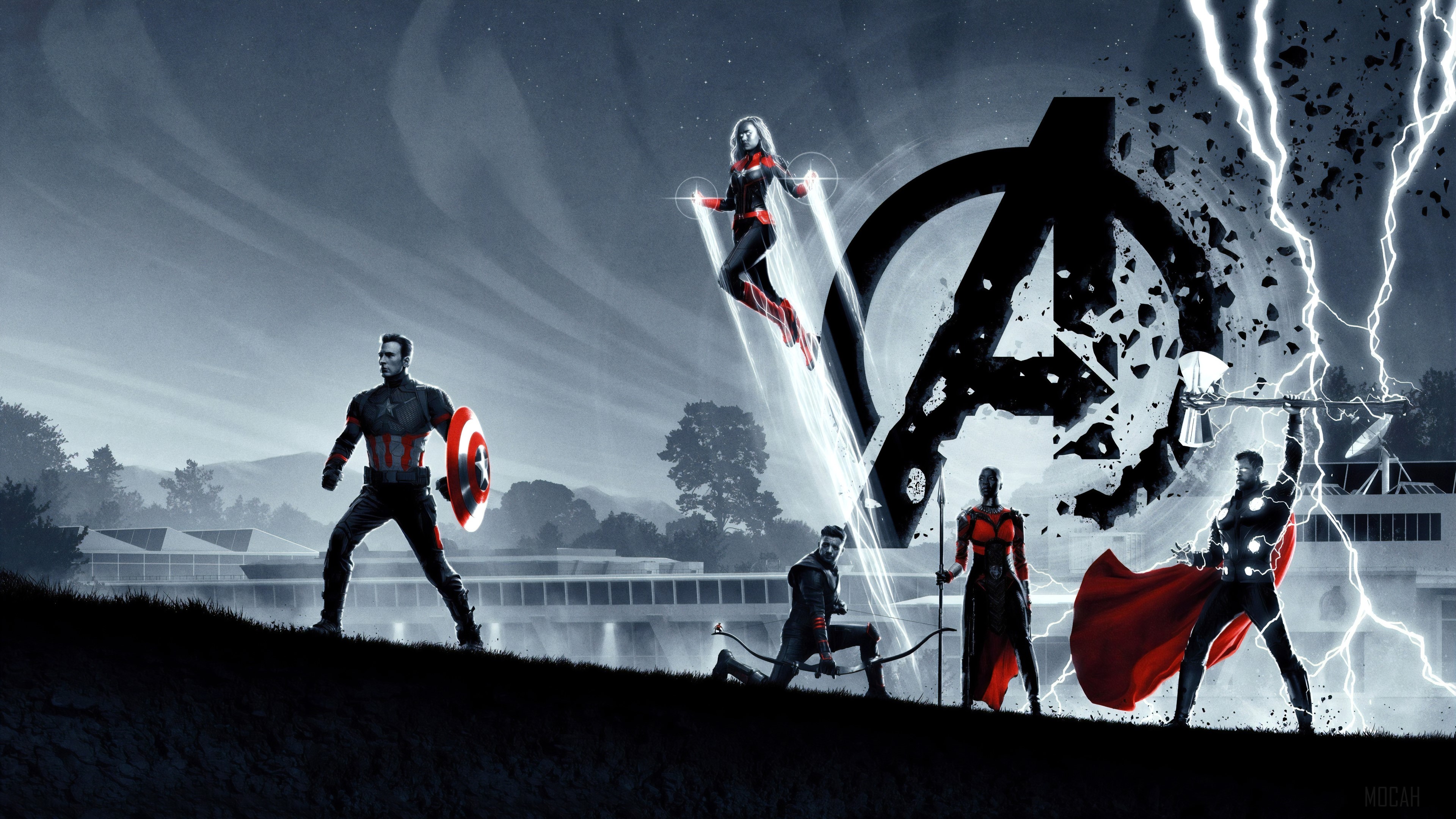 Avengers from Avengers Endgame 4K HD Wallpaper