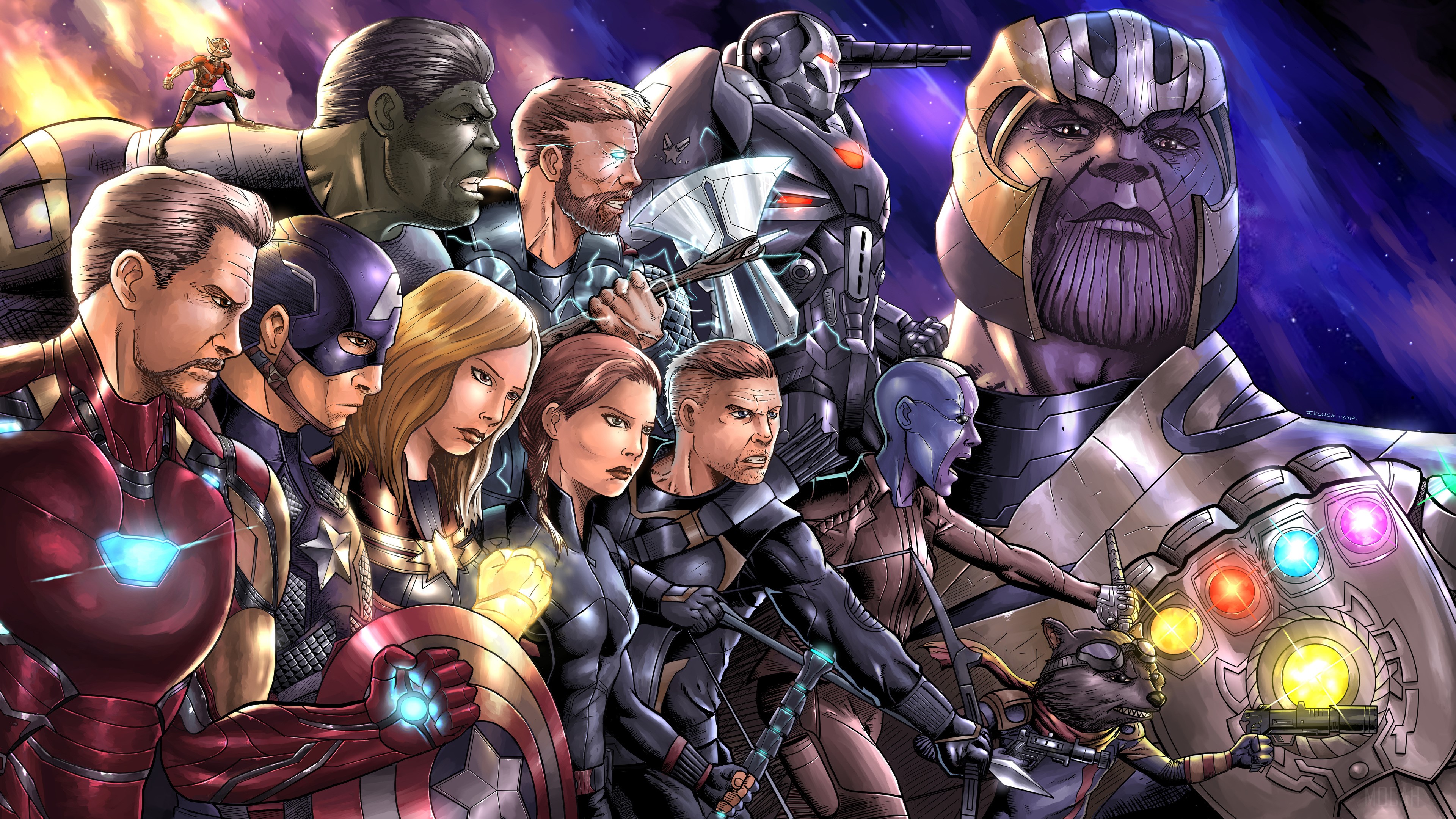 Avengers Endgame New Artwork HD Wallpaper