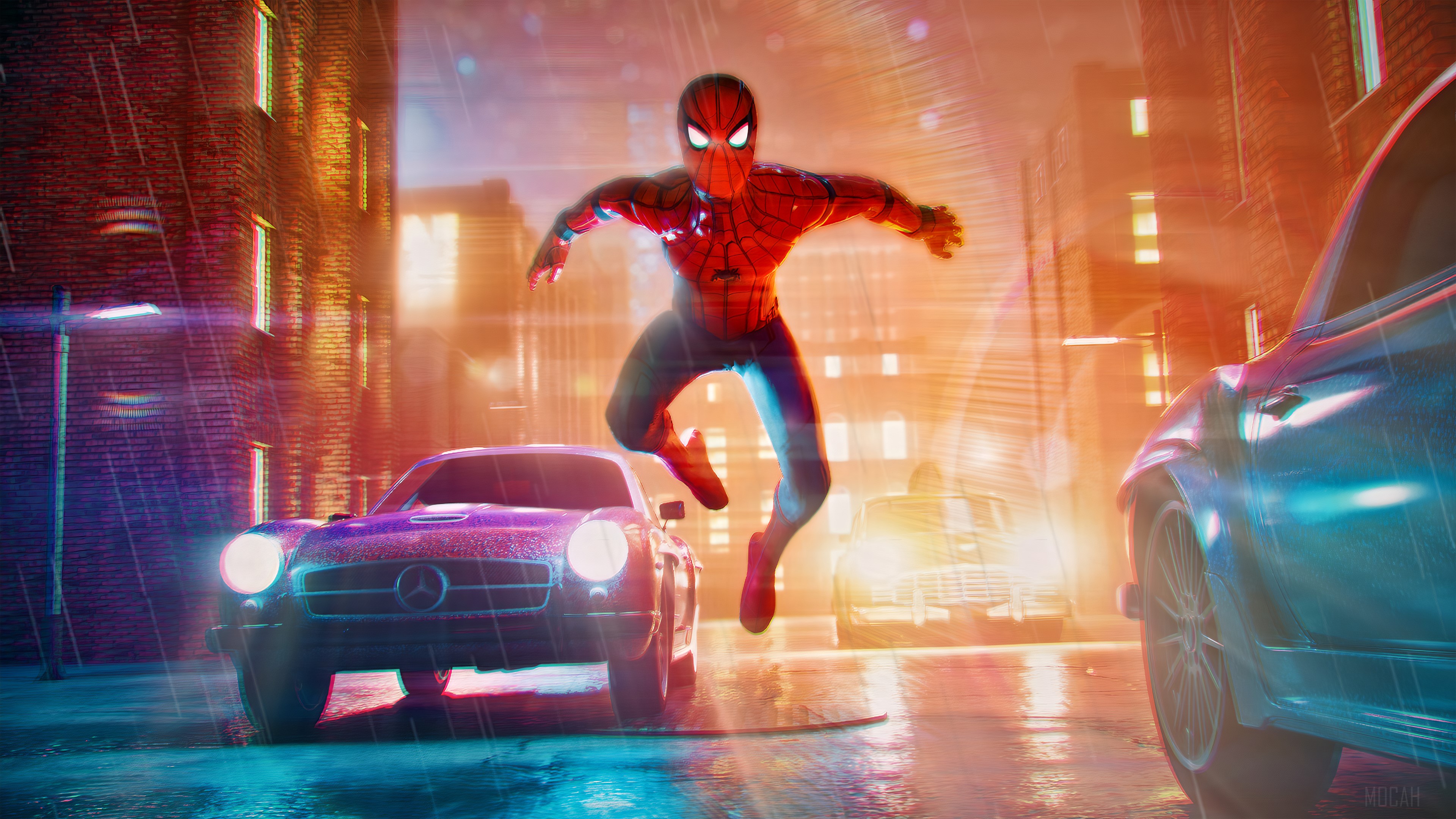 Spider-Man in Spider-Verse 4K HD Wallpaper