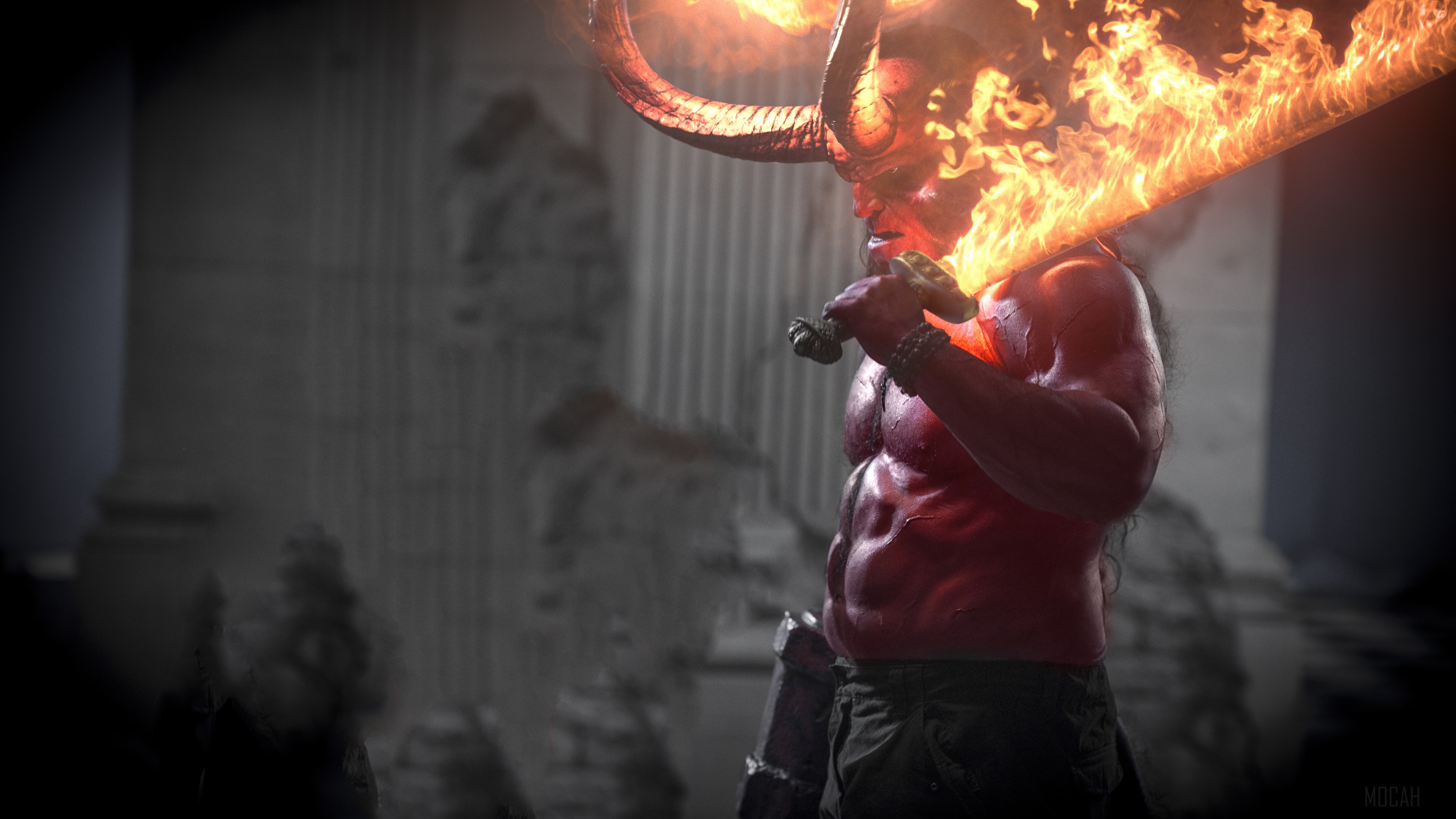 Hellboy from Hellboy Movie 2019 4K HD Wallpaper