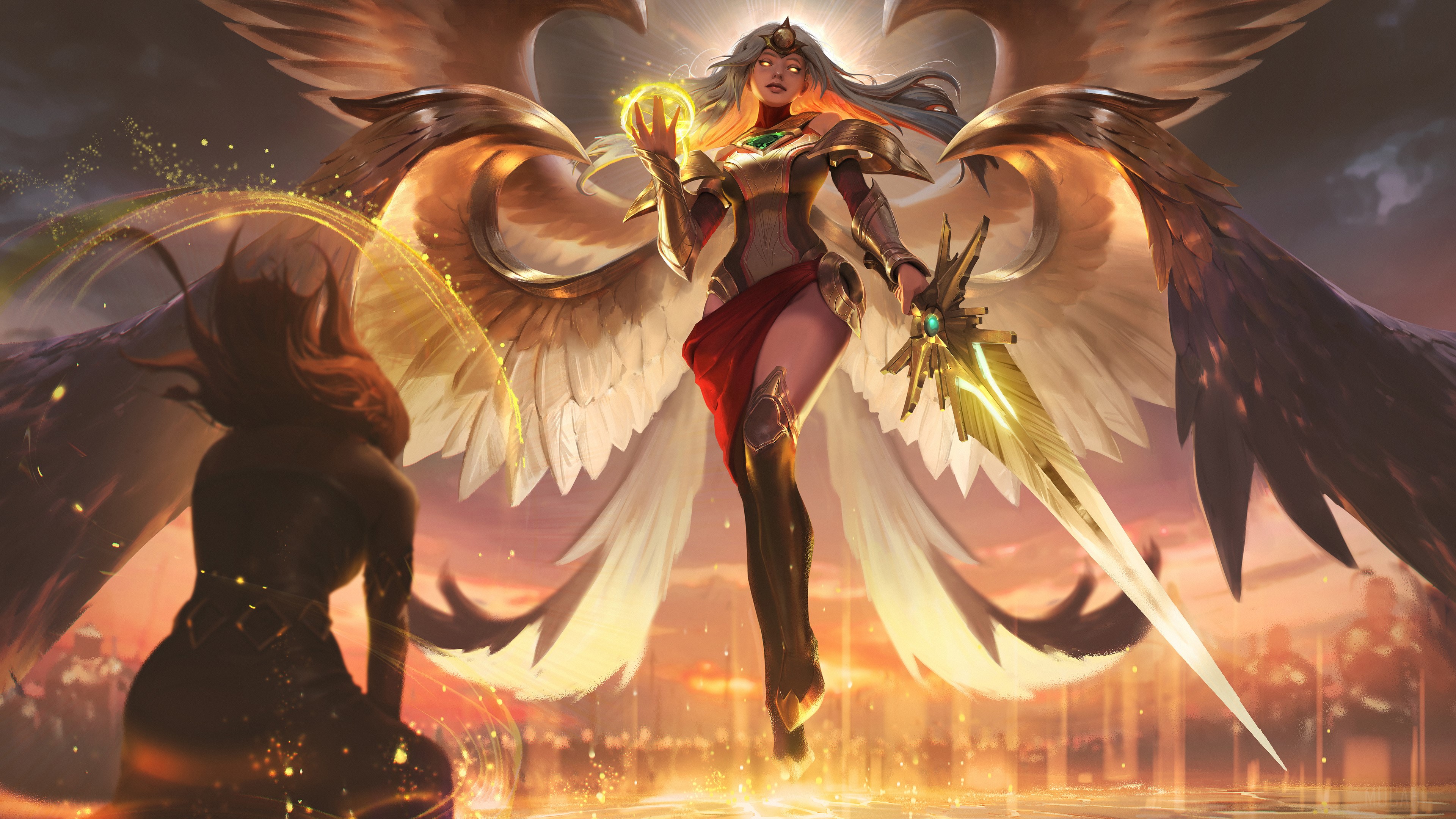 Kayle from League of Legends 4K HD Wallpaper